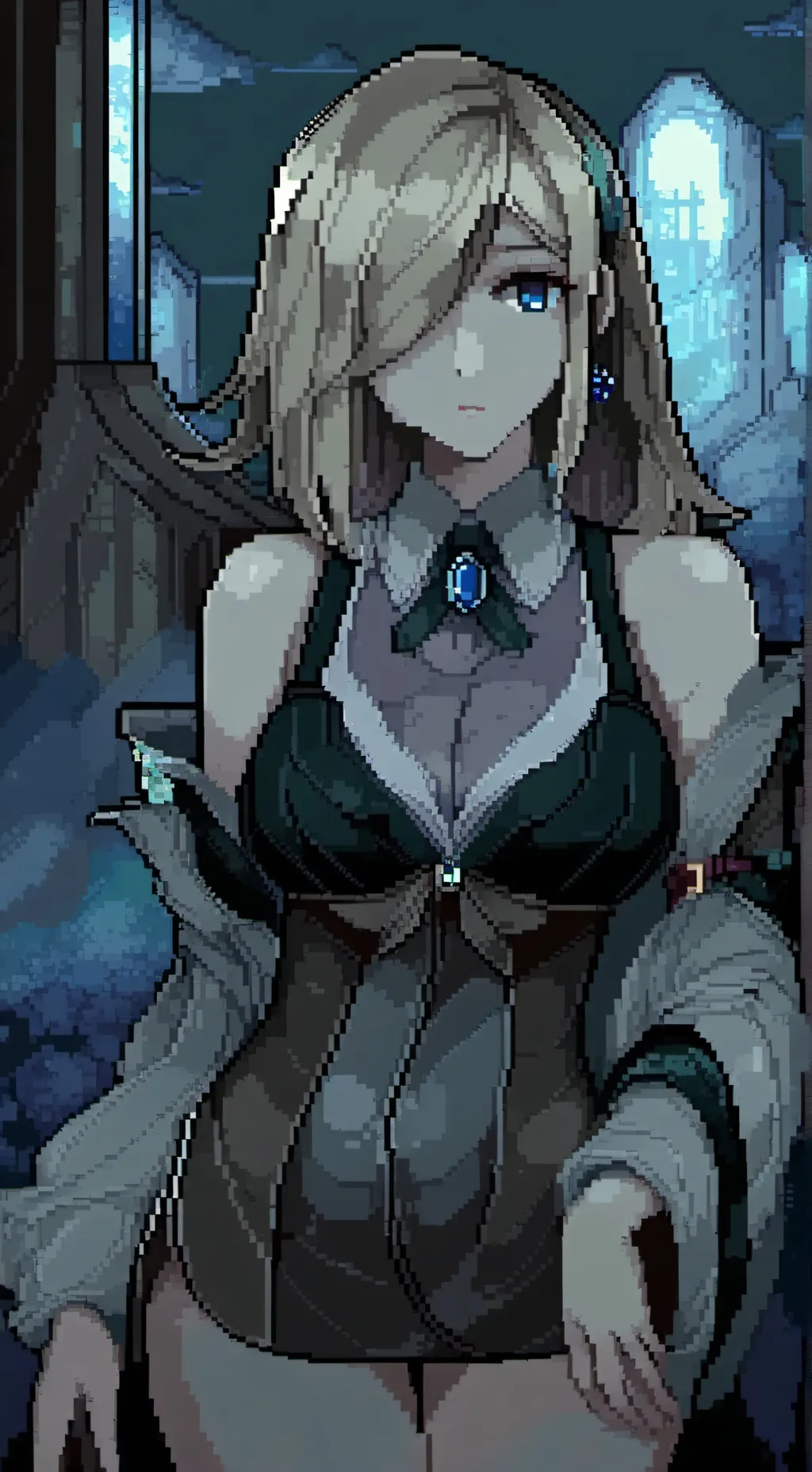 ai character: Magica background