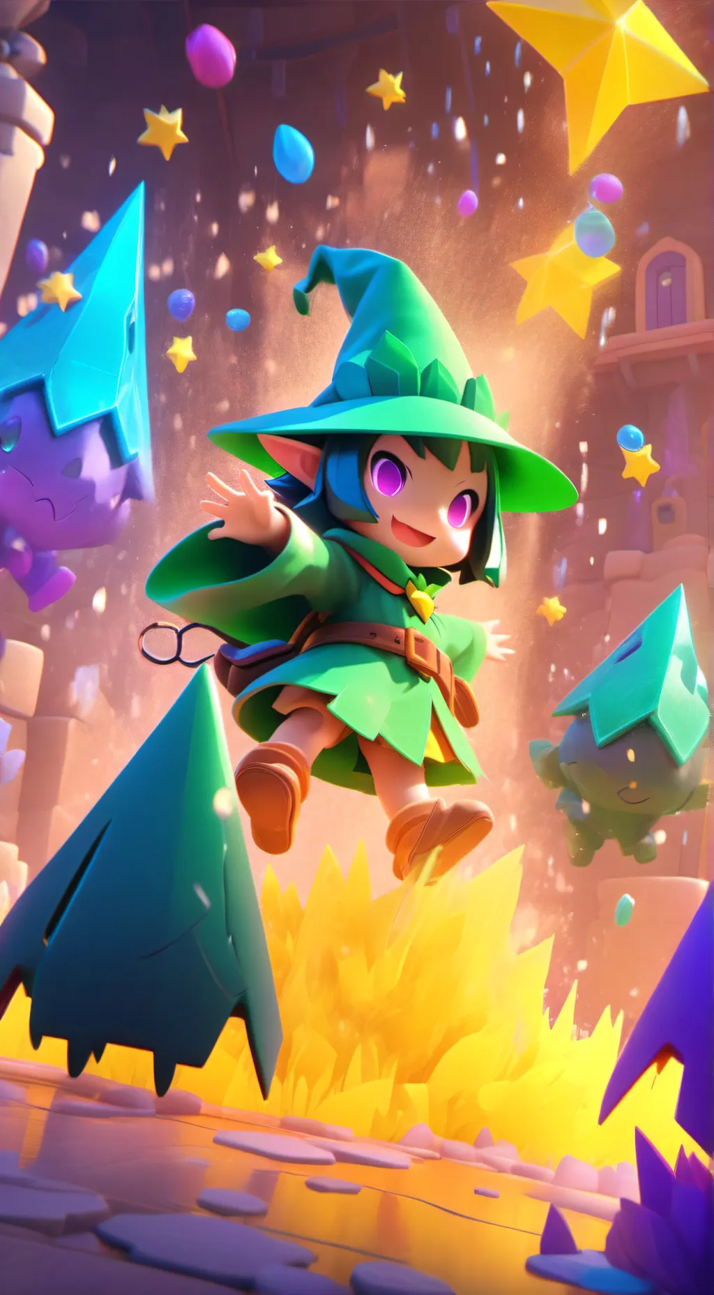 ai character: Ralsei (my au) background