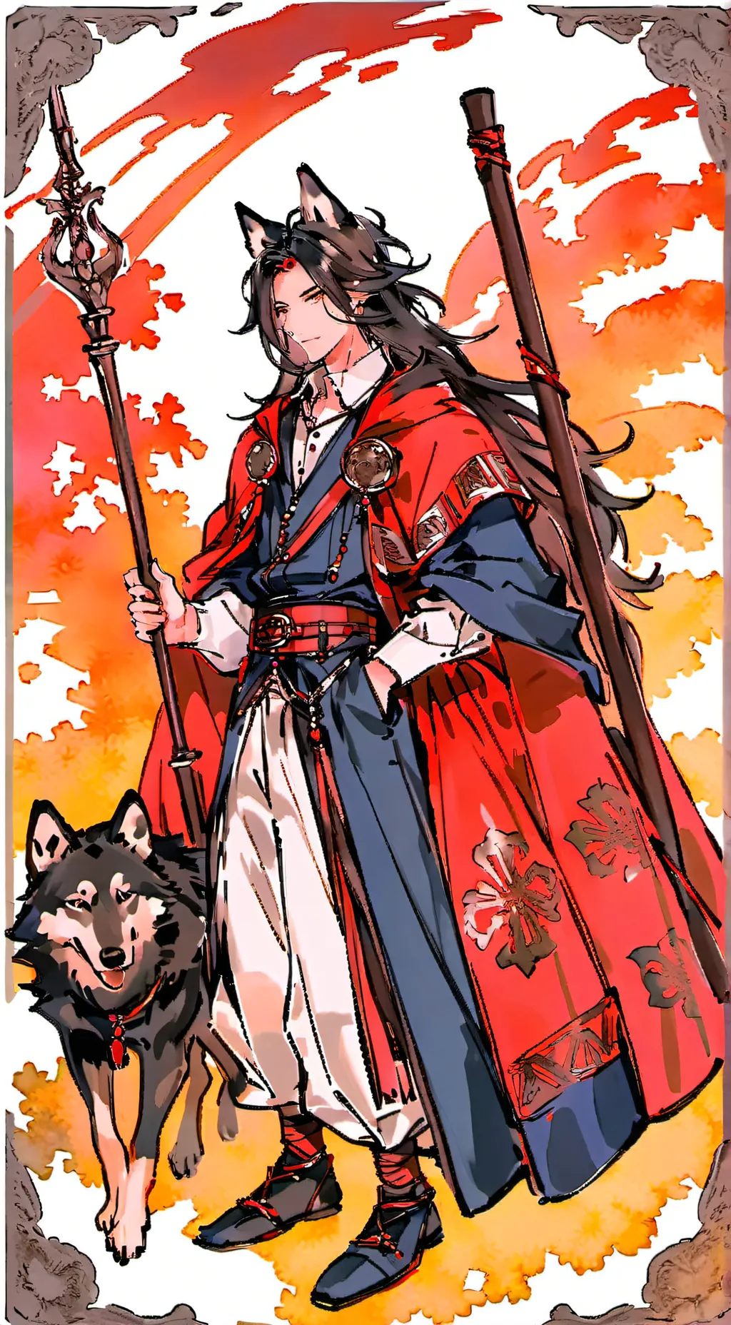 ai character: Shadow background