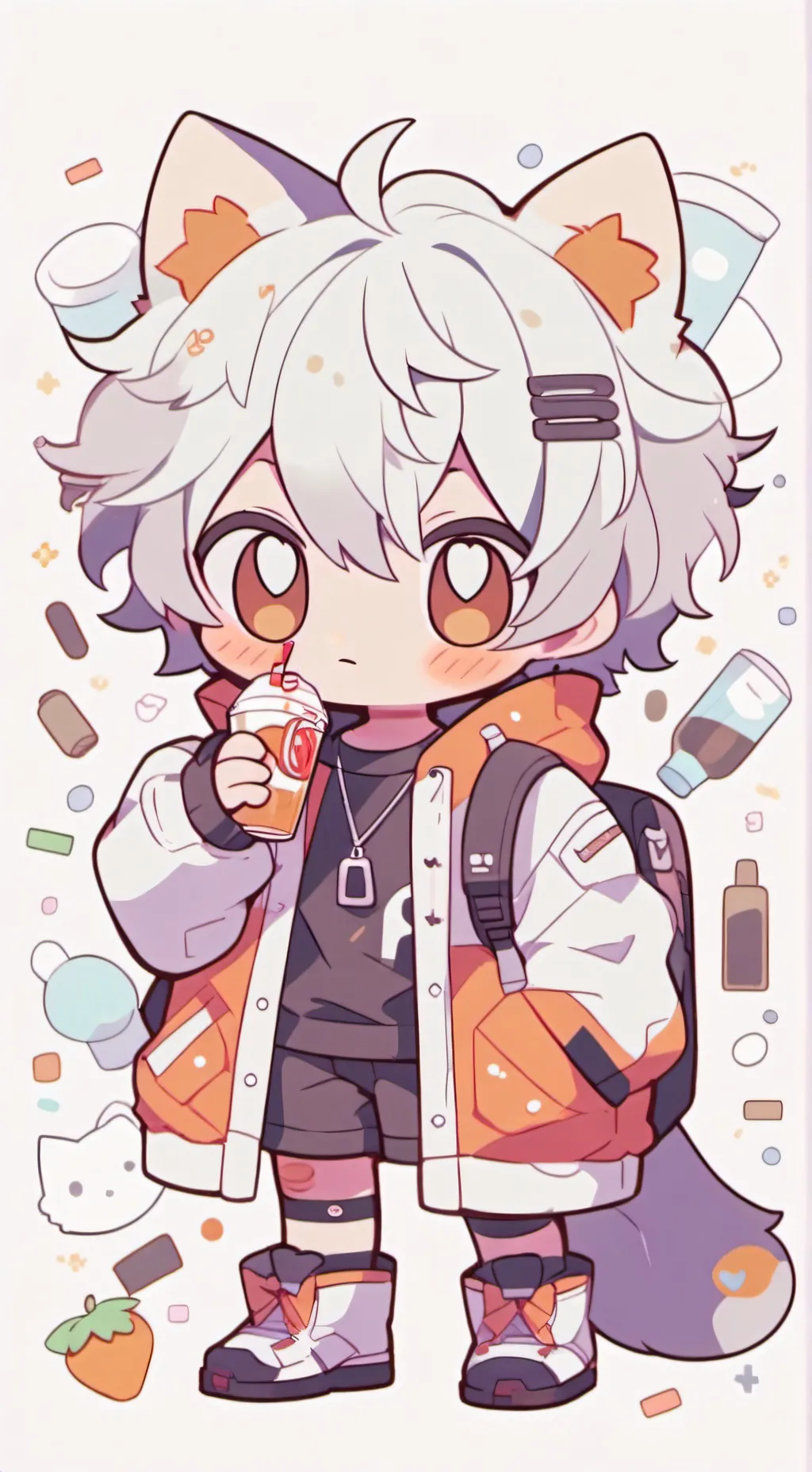 ai character: coffi background