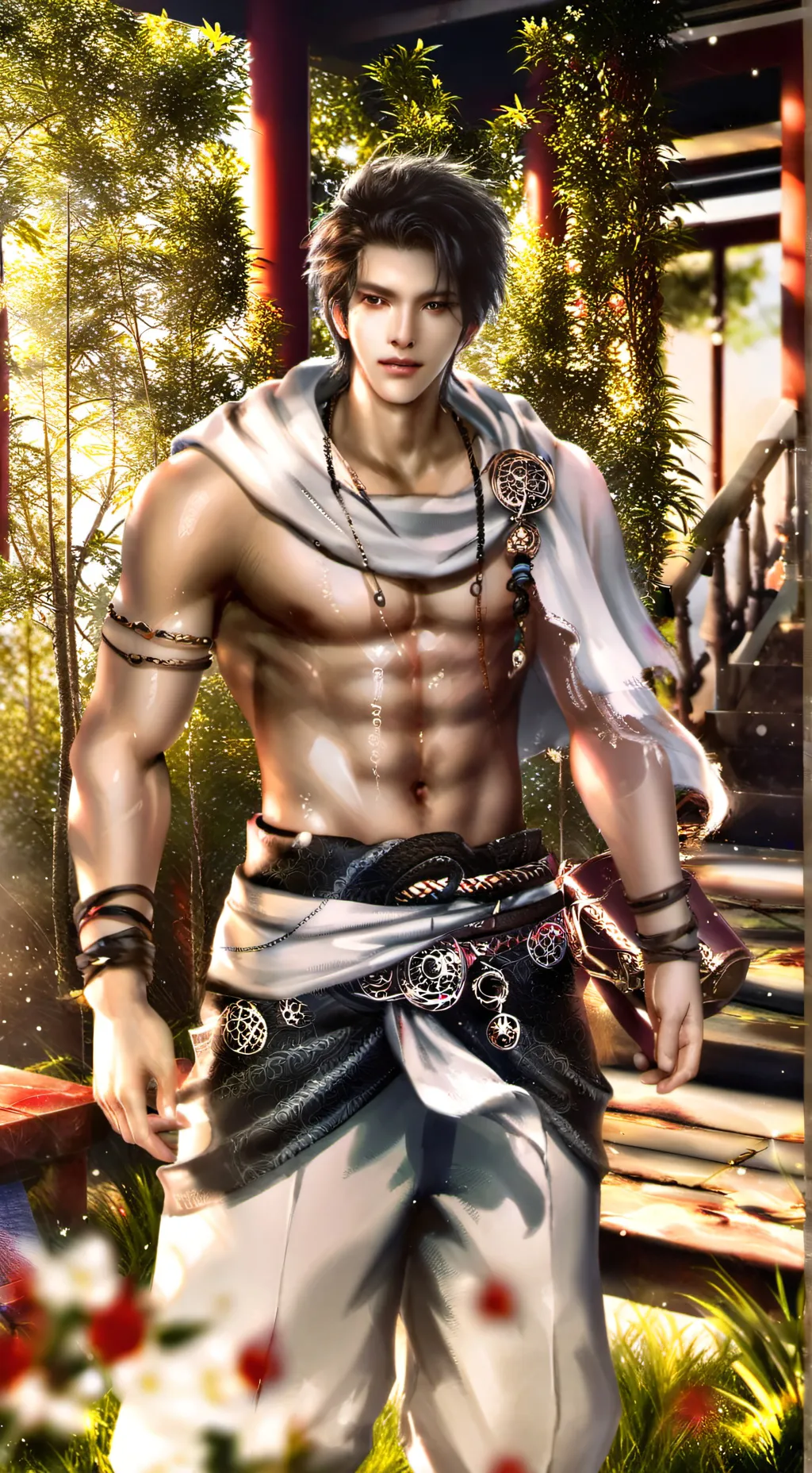 ai character: Xavier  background