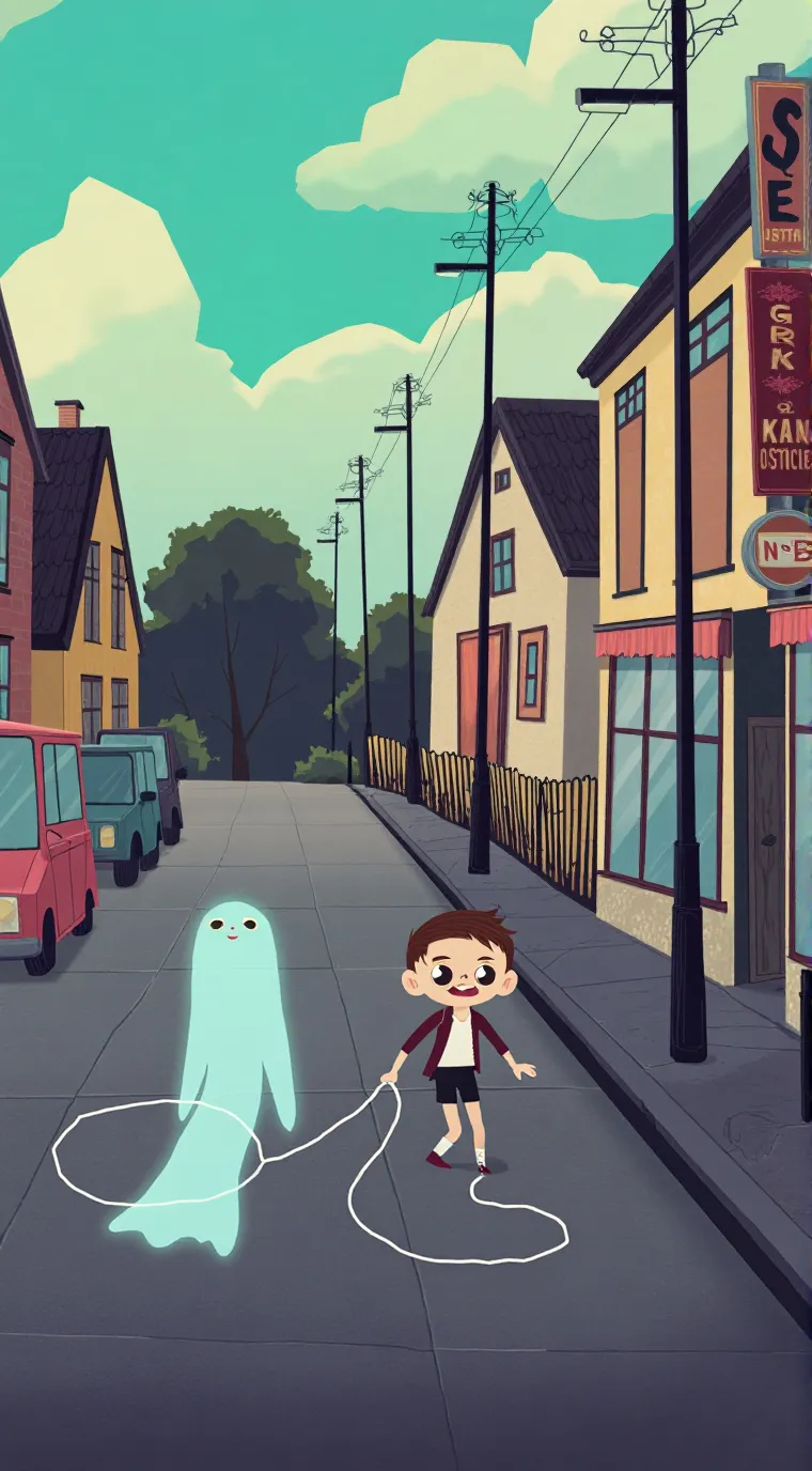 ai character: Little terror town background