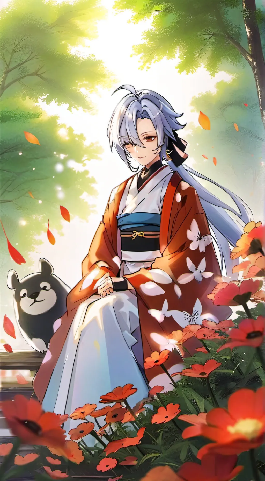 ai character: Arlchino background