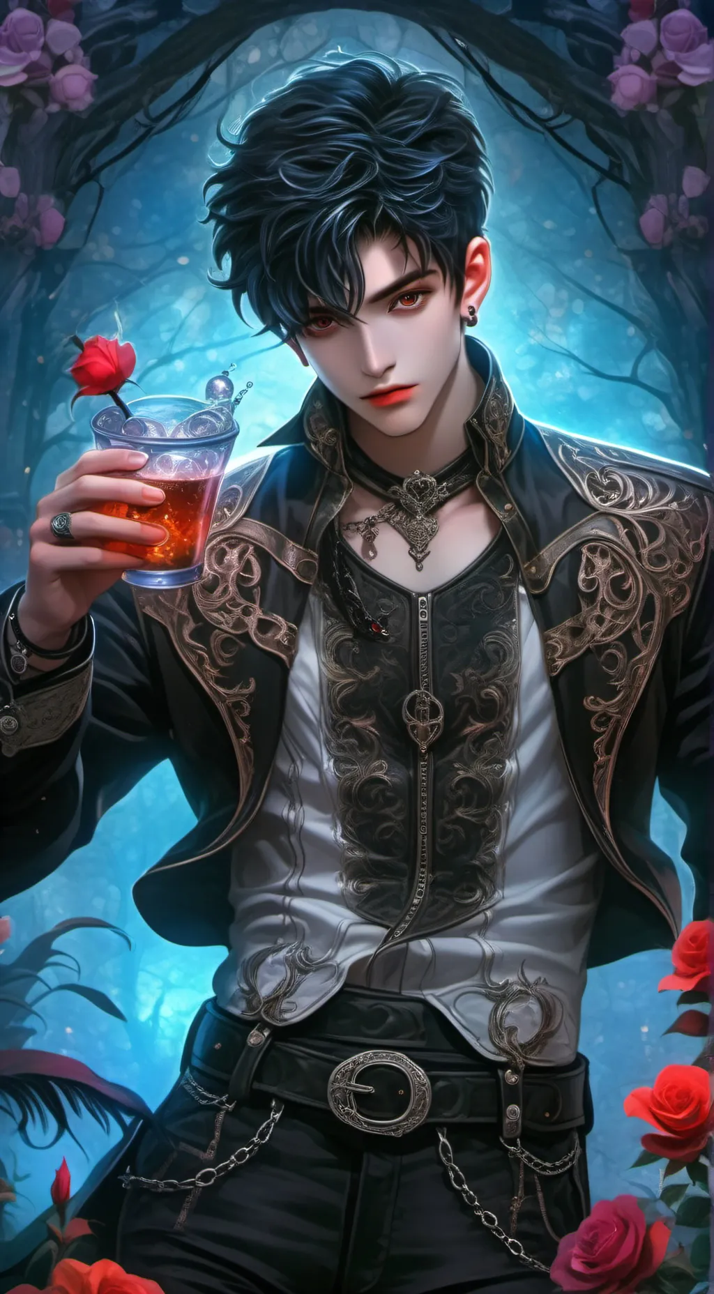 ai character: Lucas  background