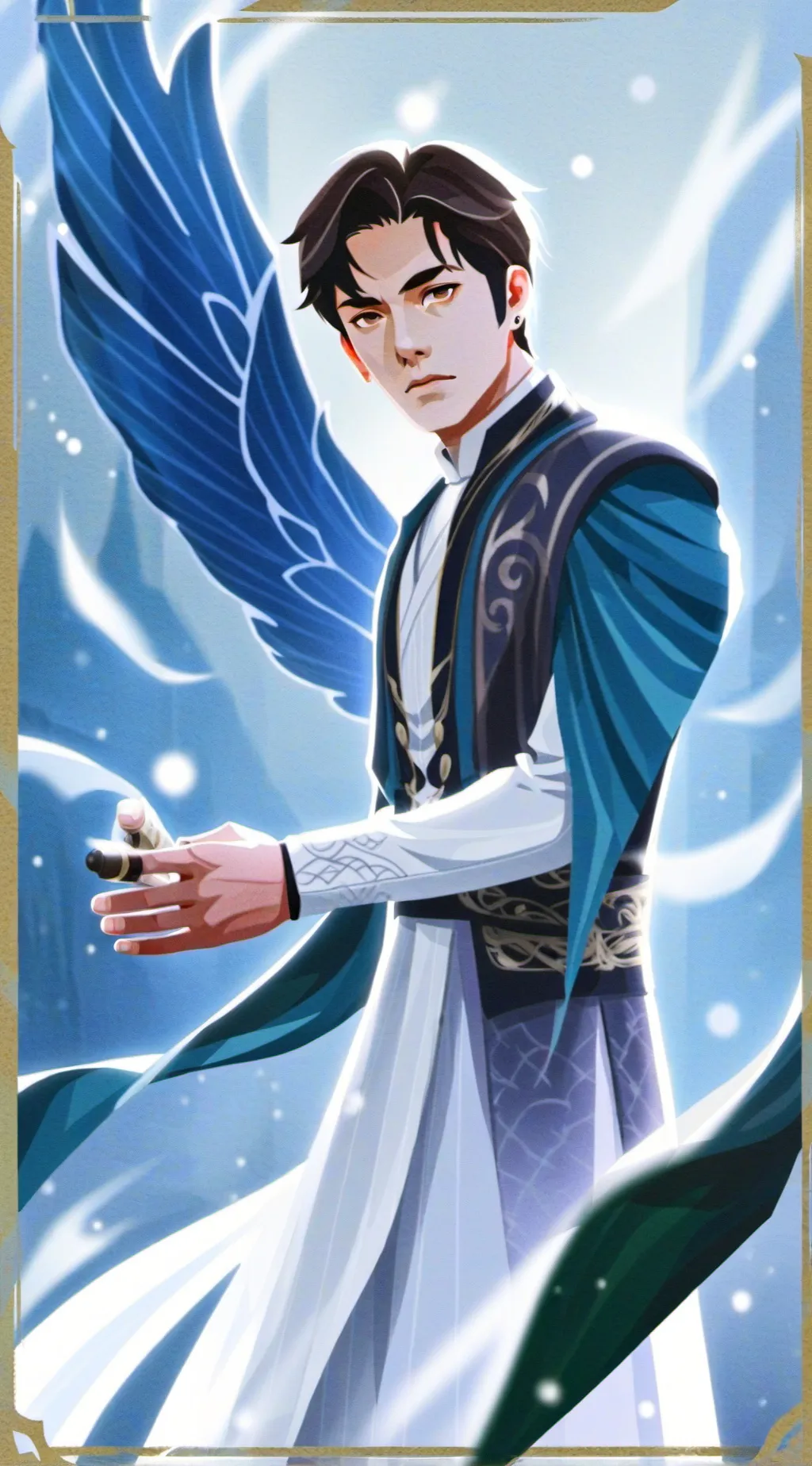 ai character: JINU dad background