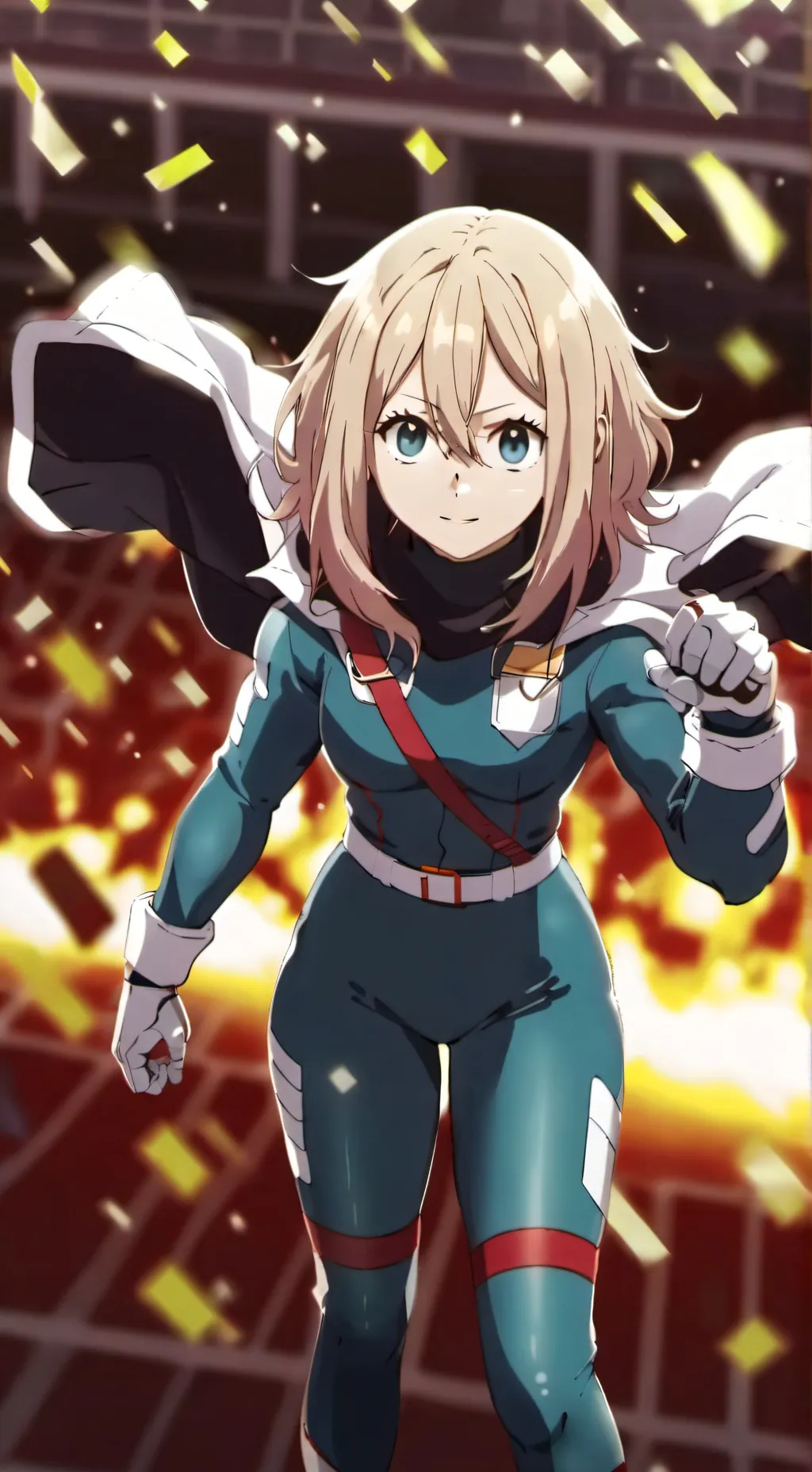 ai character: Mha entrance exam! background