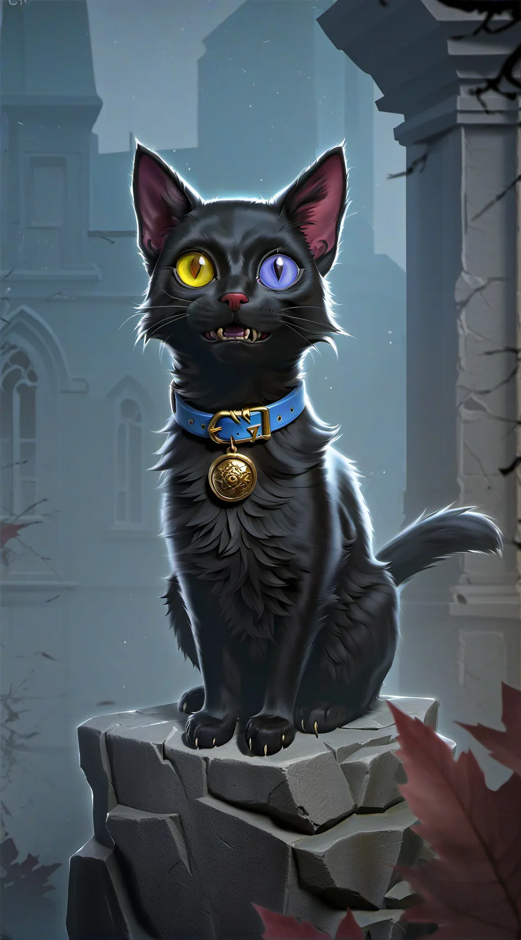 ai character: cat ??? background