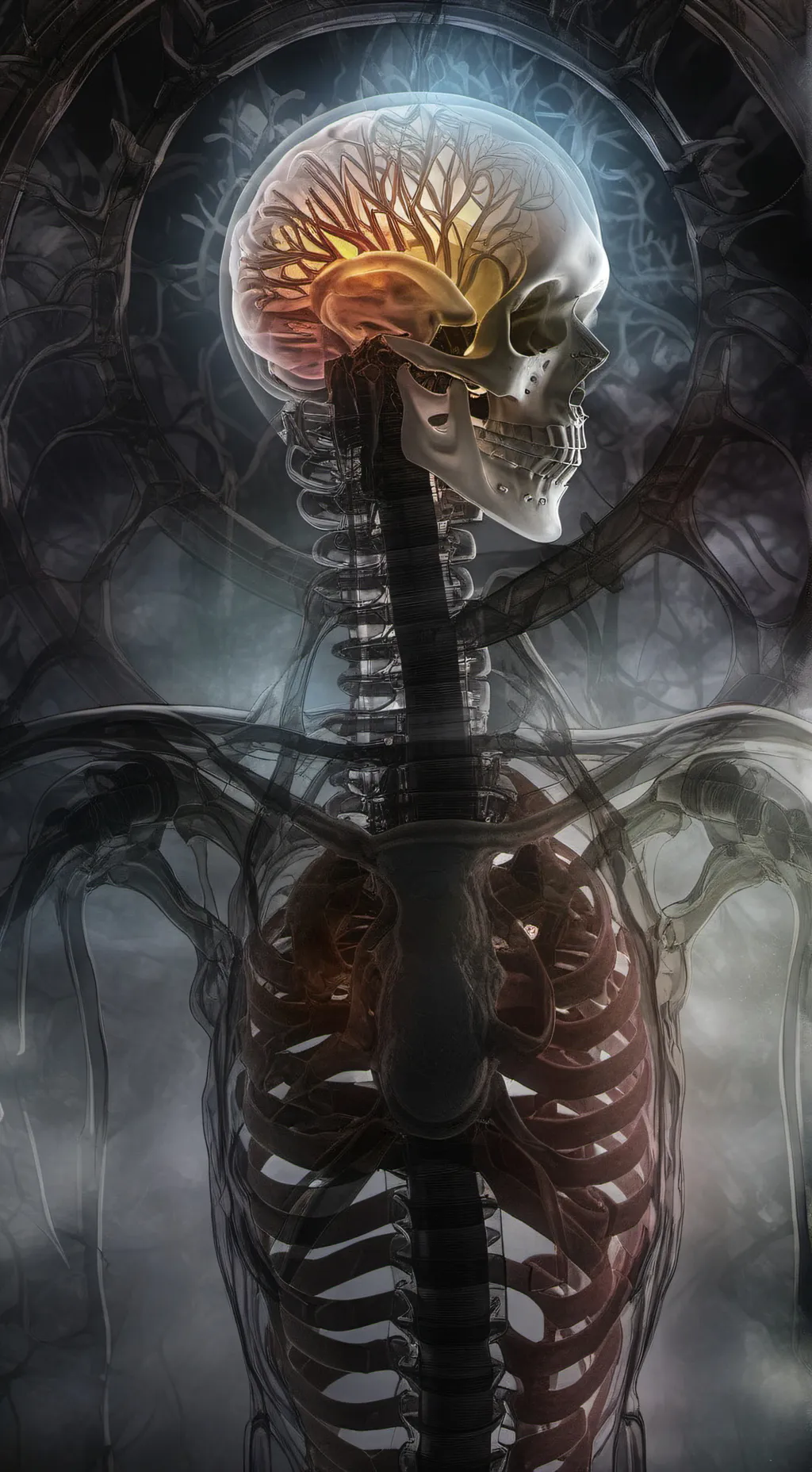 ai character: The Human Body background