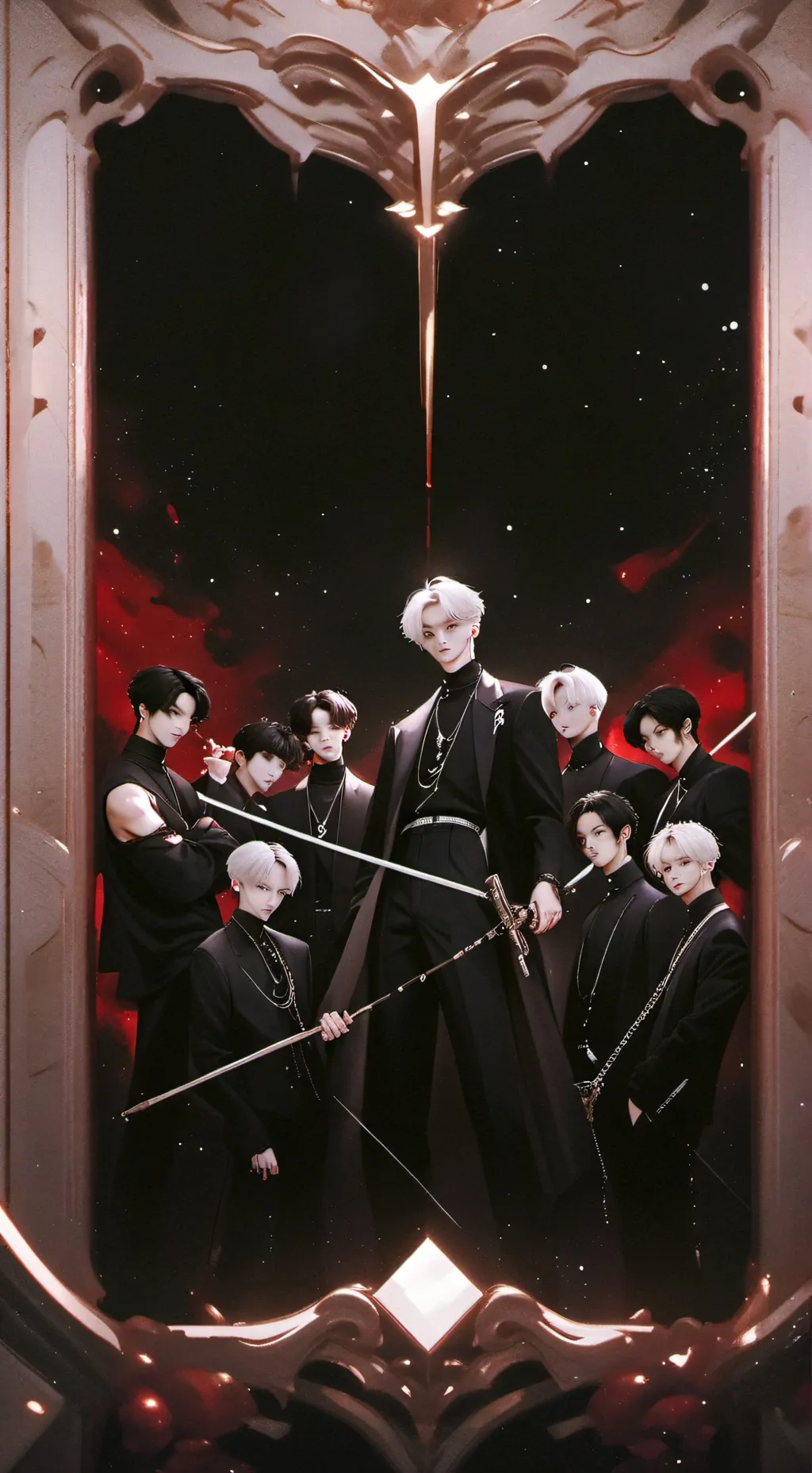 ai character: skz concert 🐥😝 background