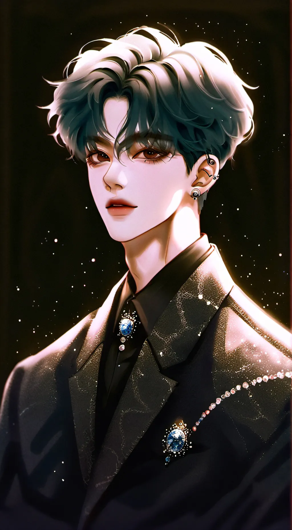 ai character: hyunjin  background