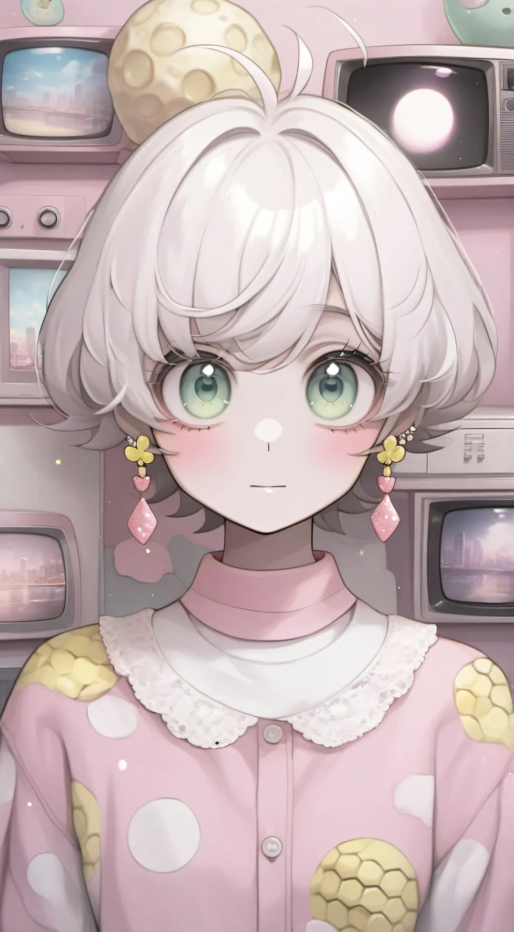 ai character: SpongeBob  background