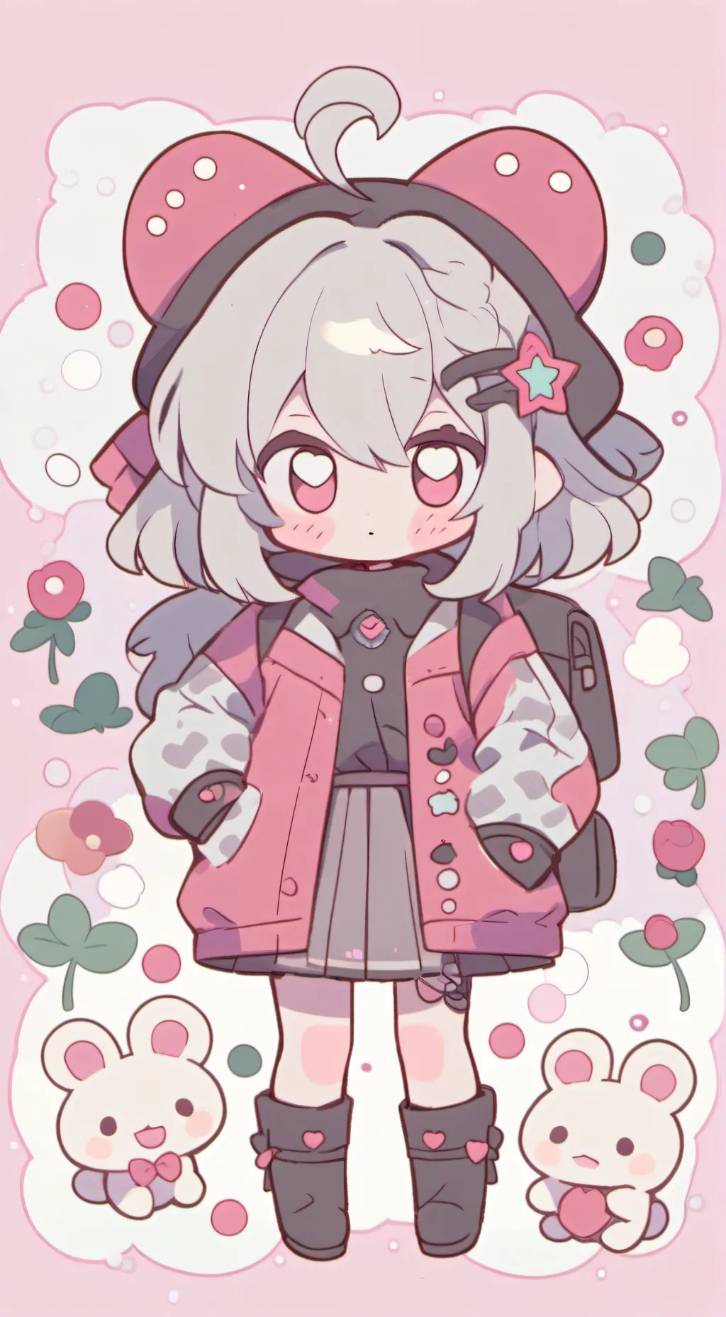 ai character: MHA 🦓 background