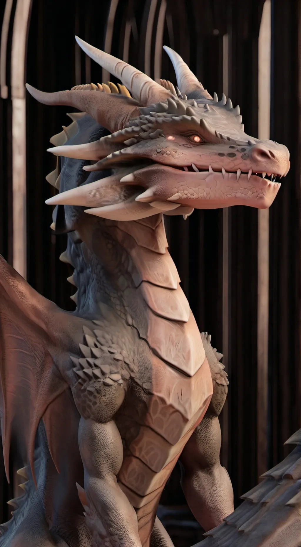 ai character: blister background