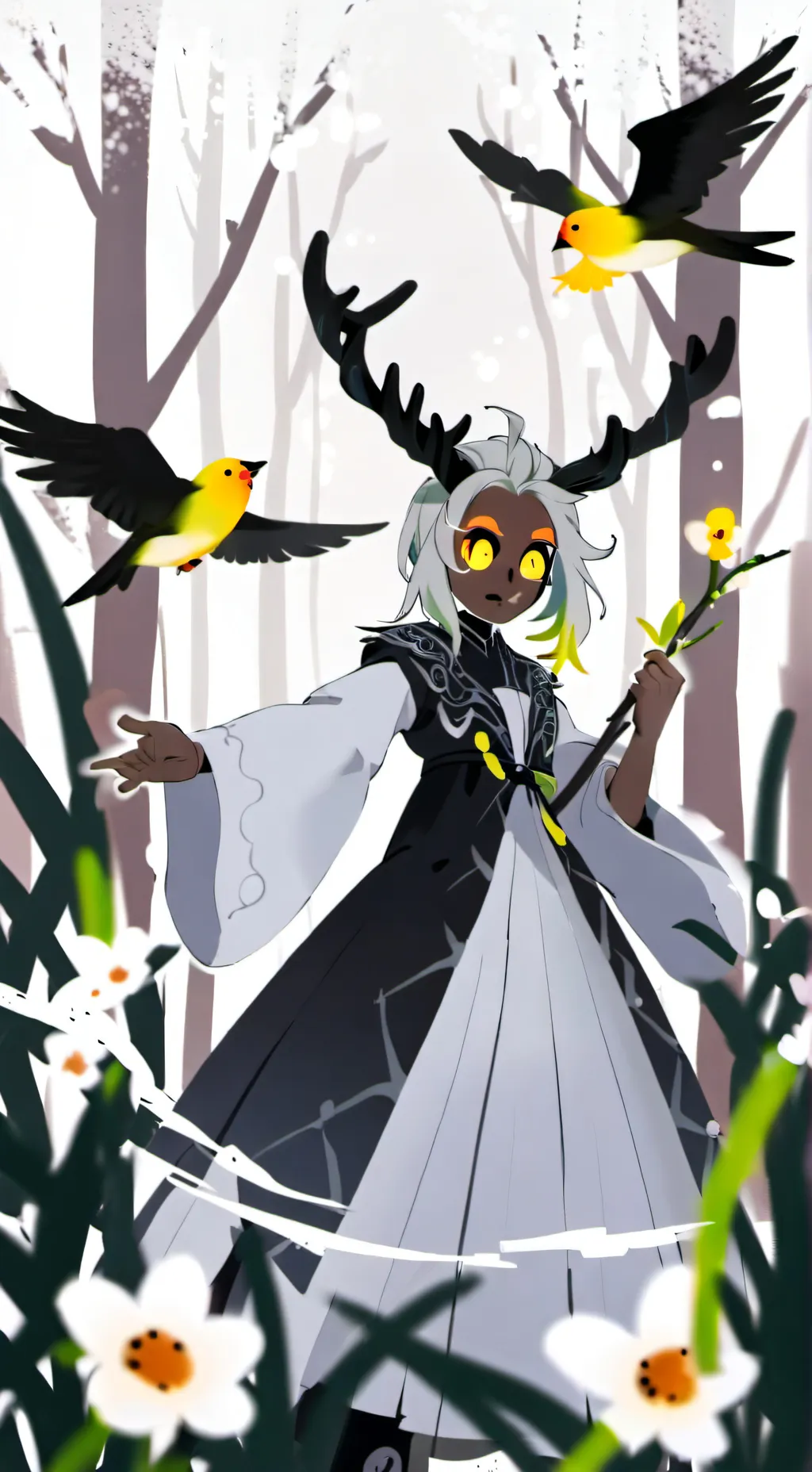 ai character: Twisted sprout  background