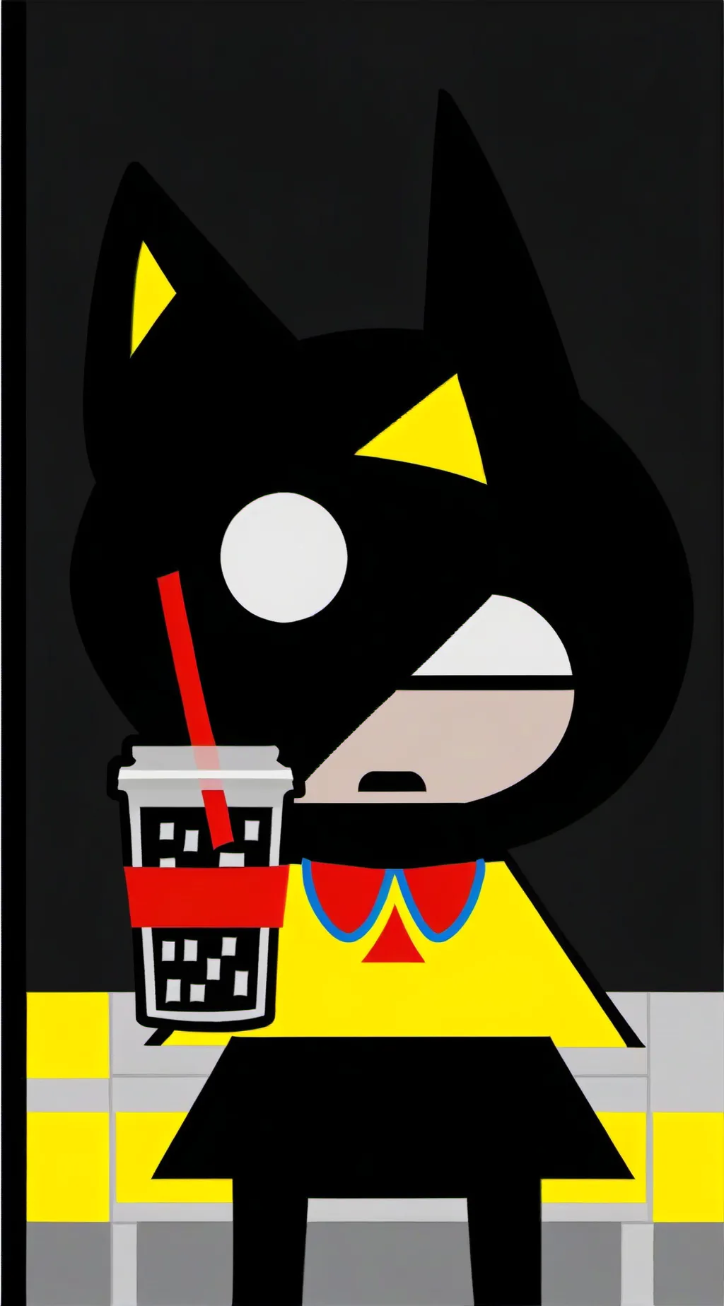 ai character: sky x ocean background