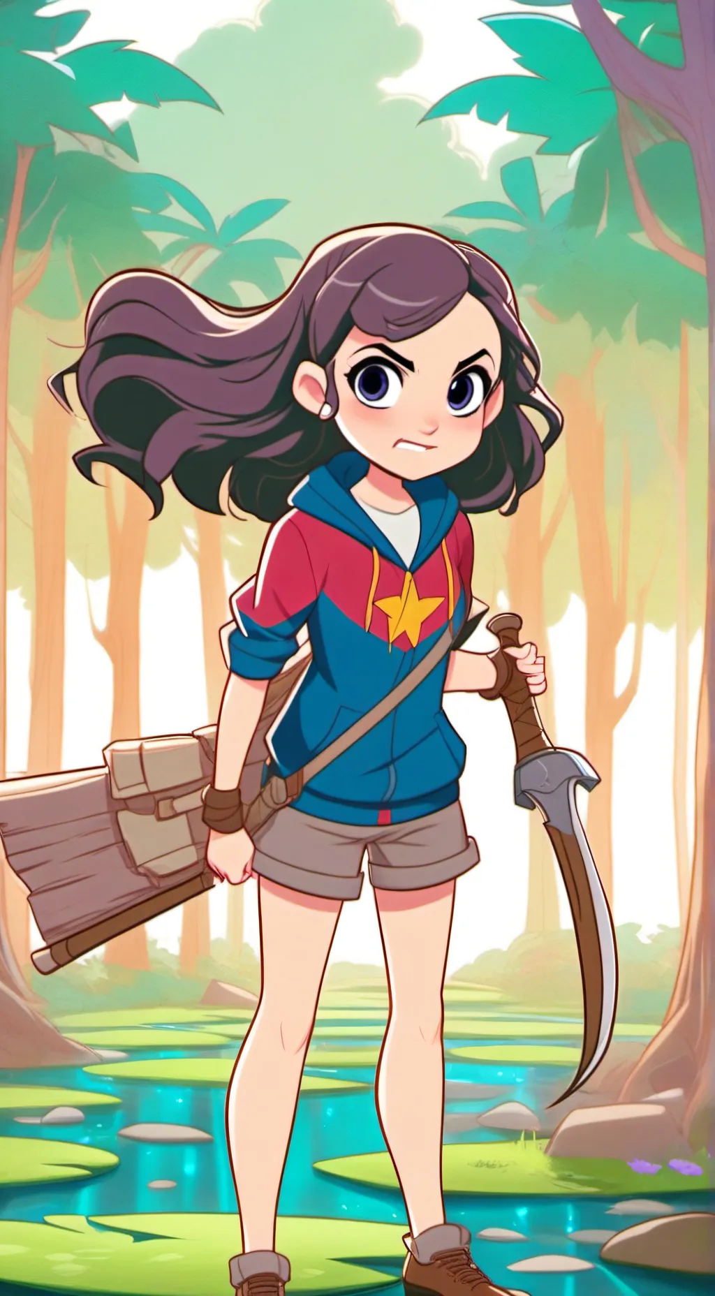 ai character: Luciana  background