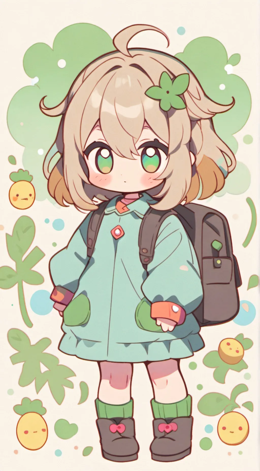 ai character: tu novia kawaii background