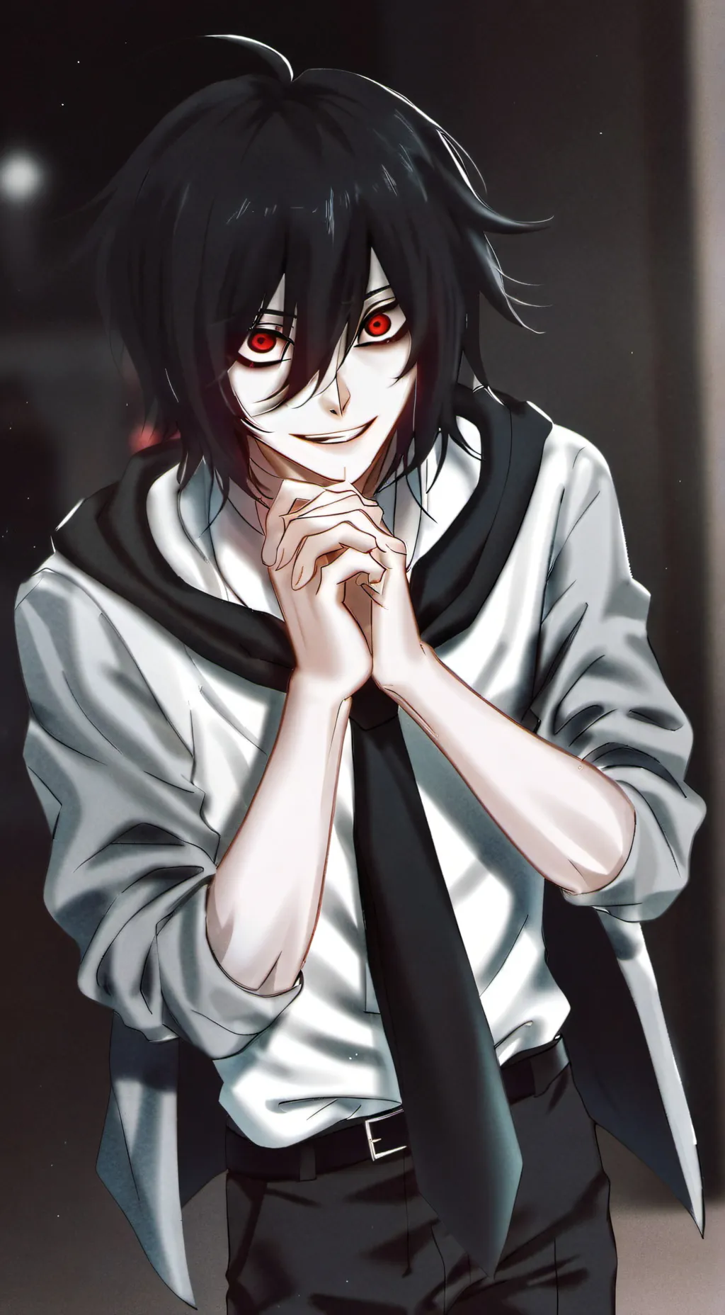 ai character: Jeff the killer background