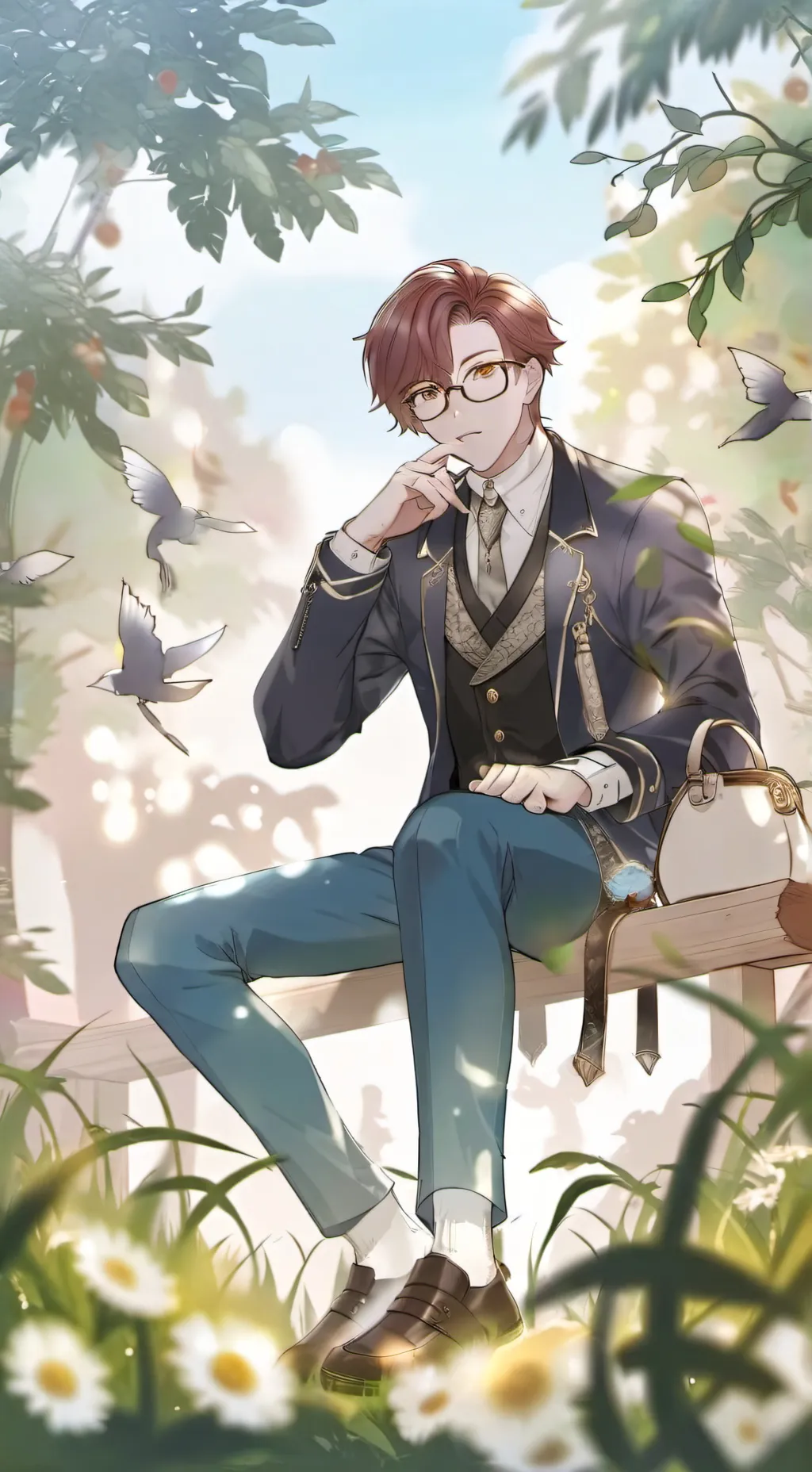 ai character: Oliver background