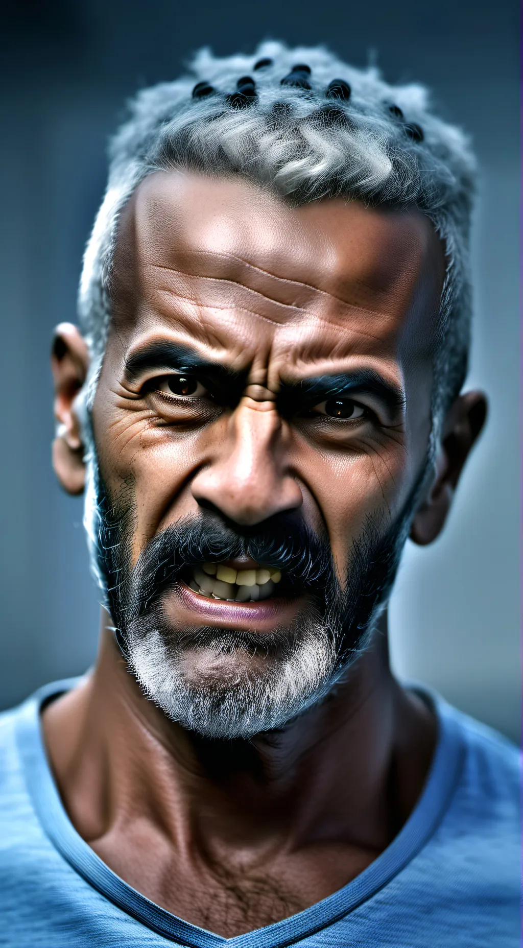 ai character: Angry Man background