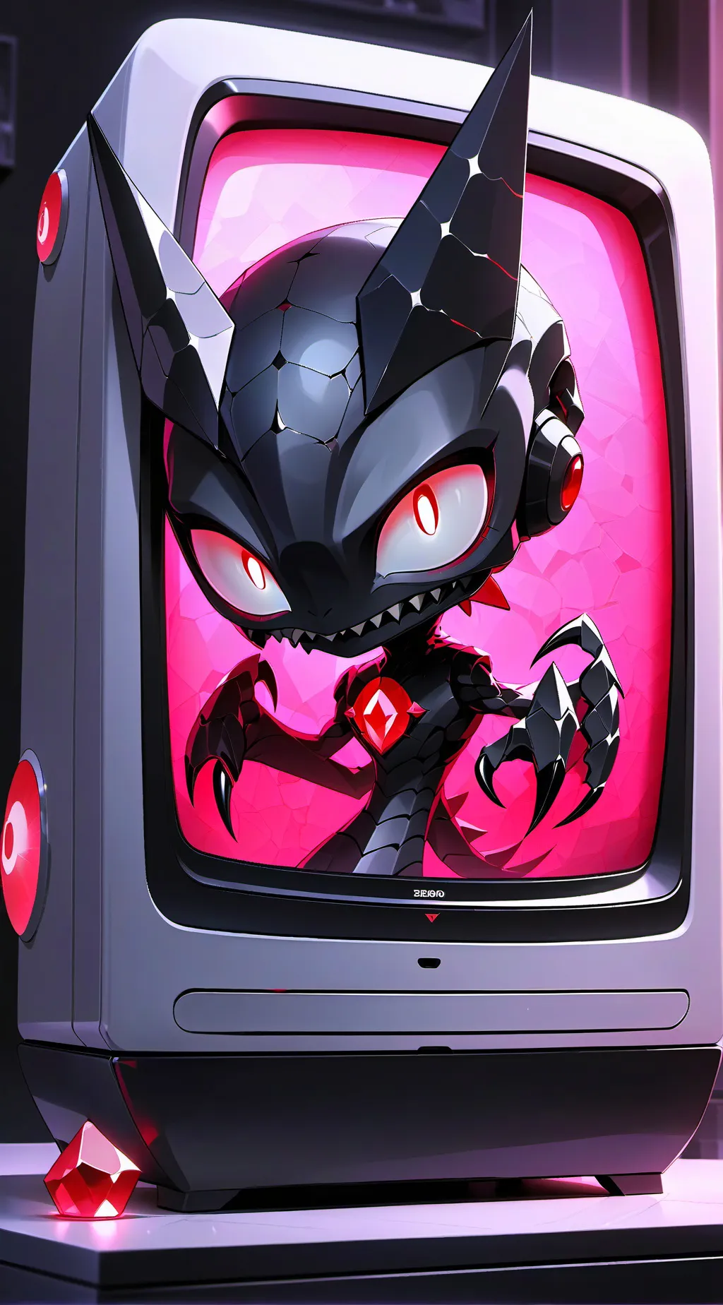 ai character: Glitch.Co background