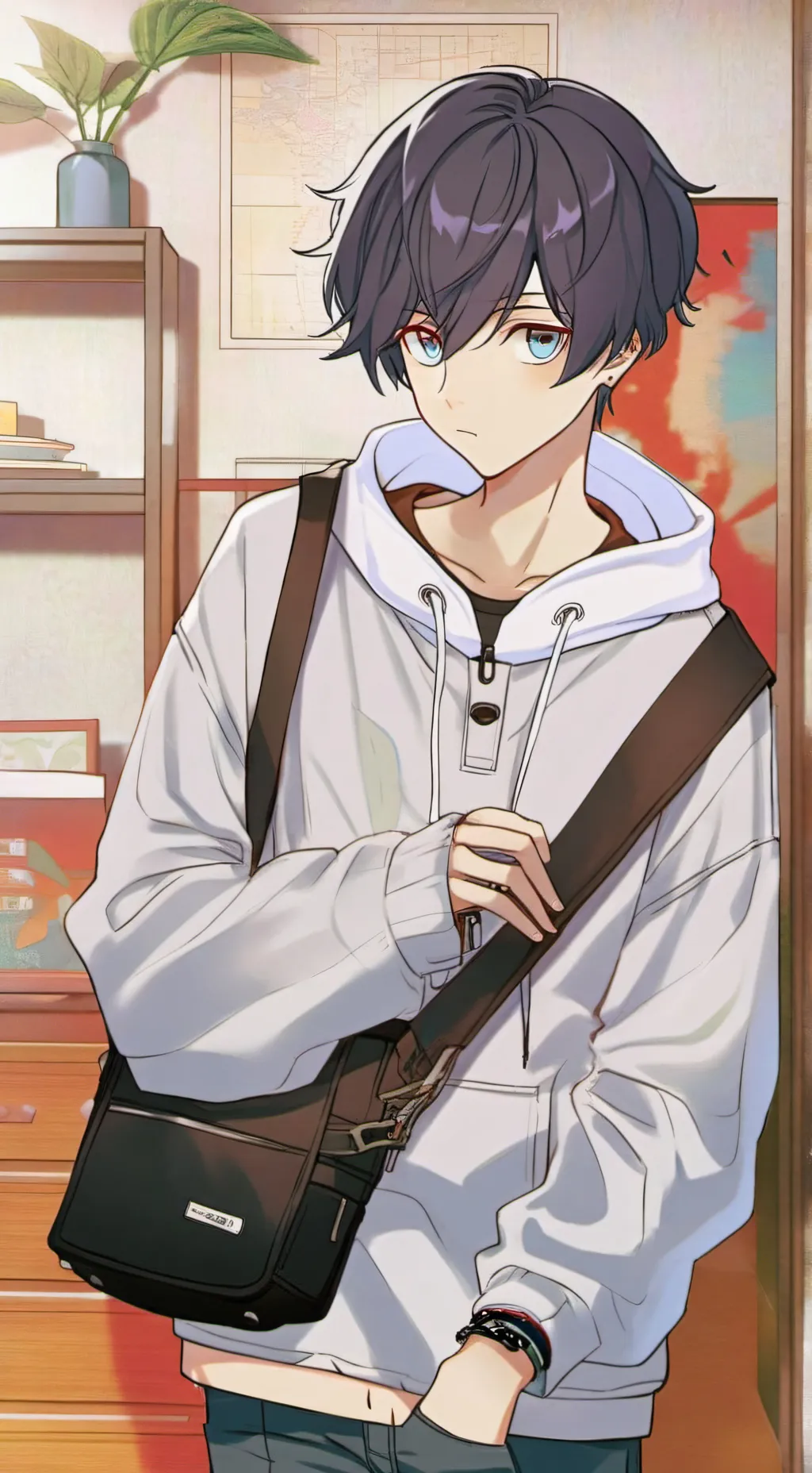 ai character: 🖤Zack🖤 background