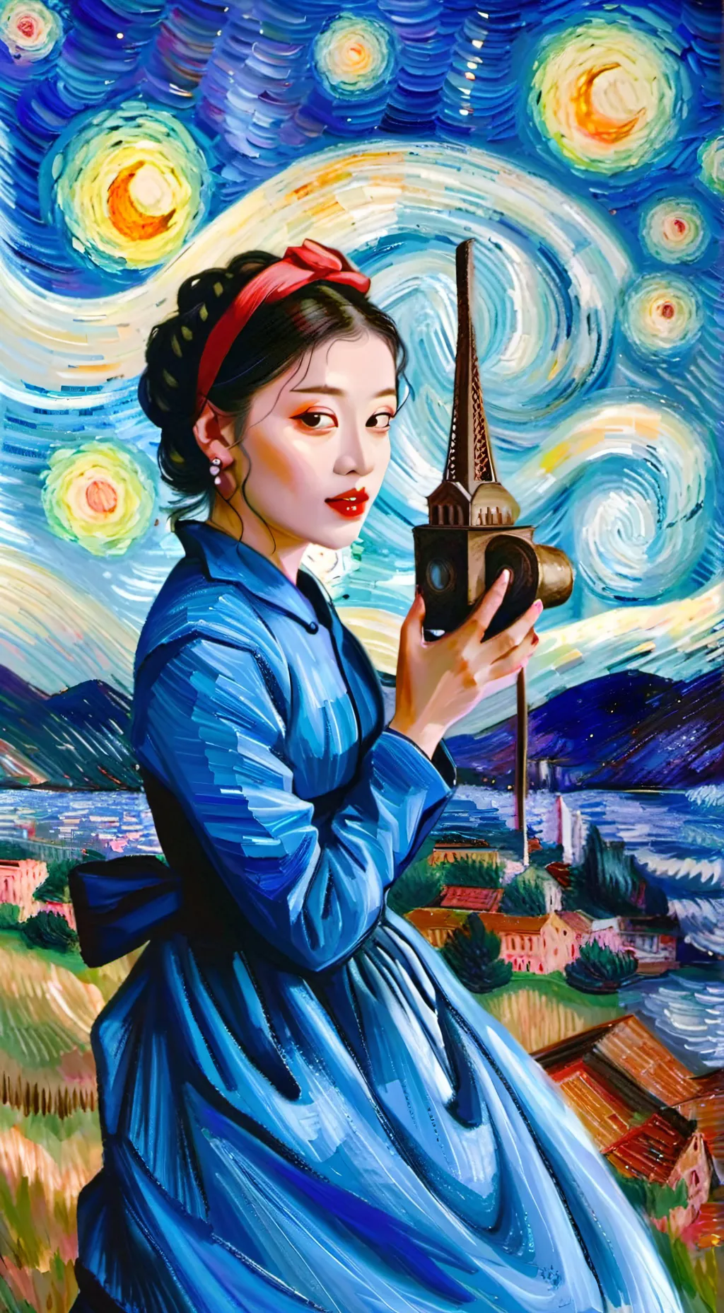 ai character: Sophia Laforteza  background