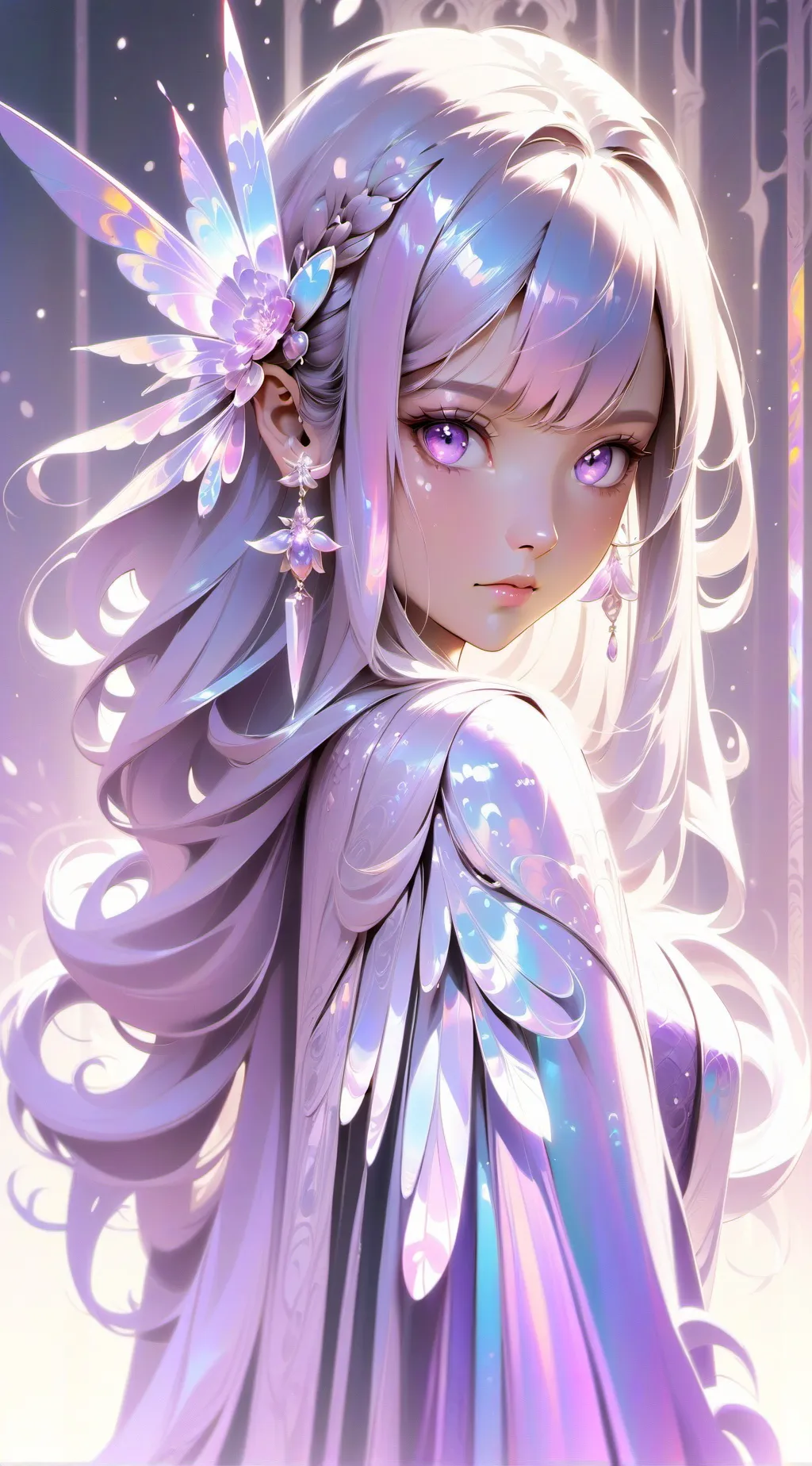 ai character: Angela  background