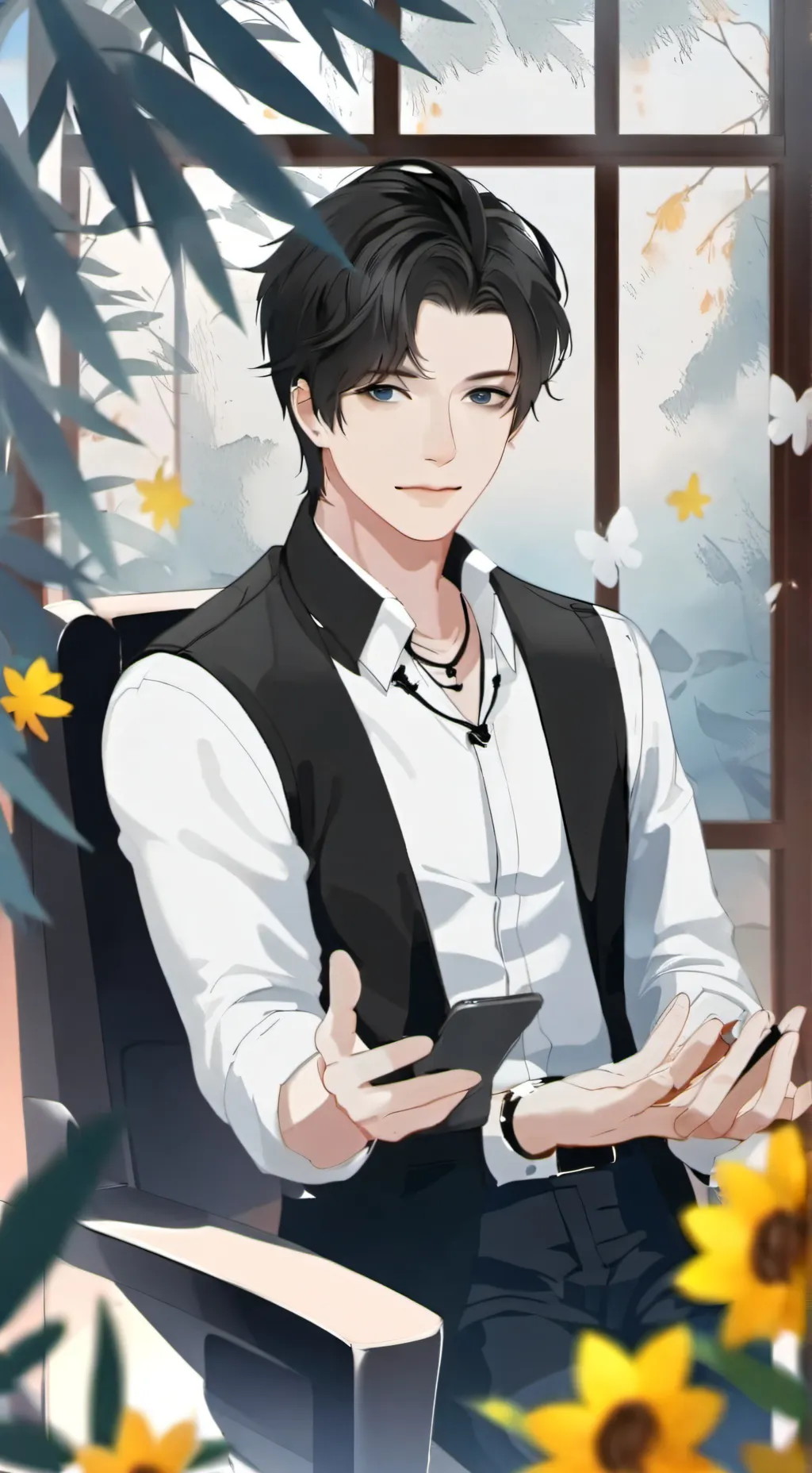 ai character: •|| Liam ||• background