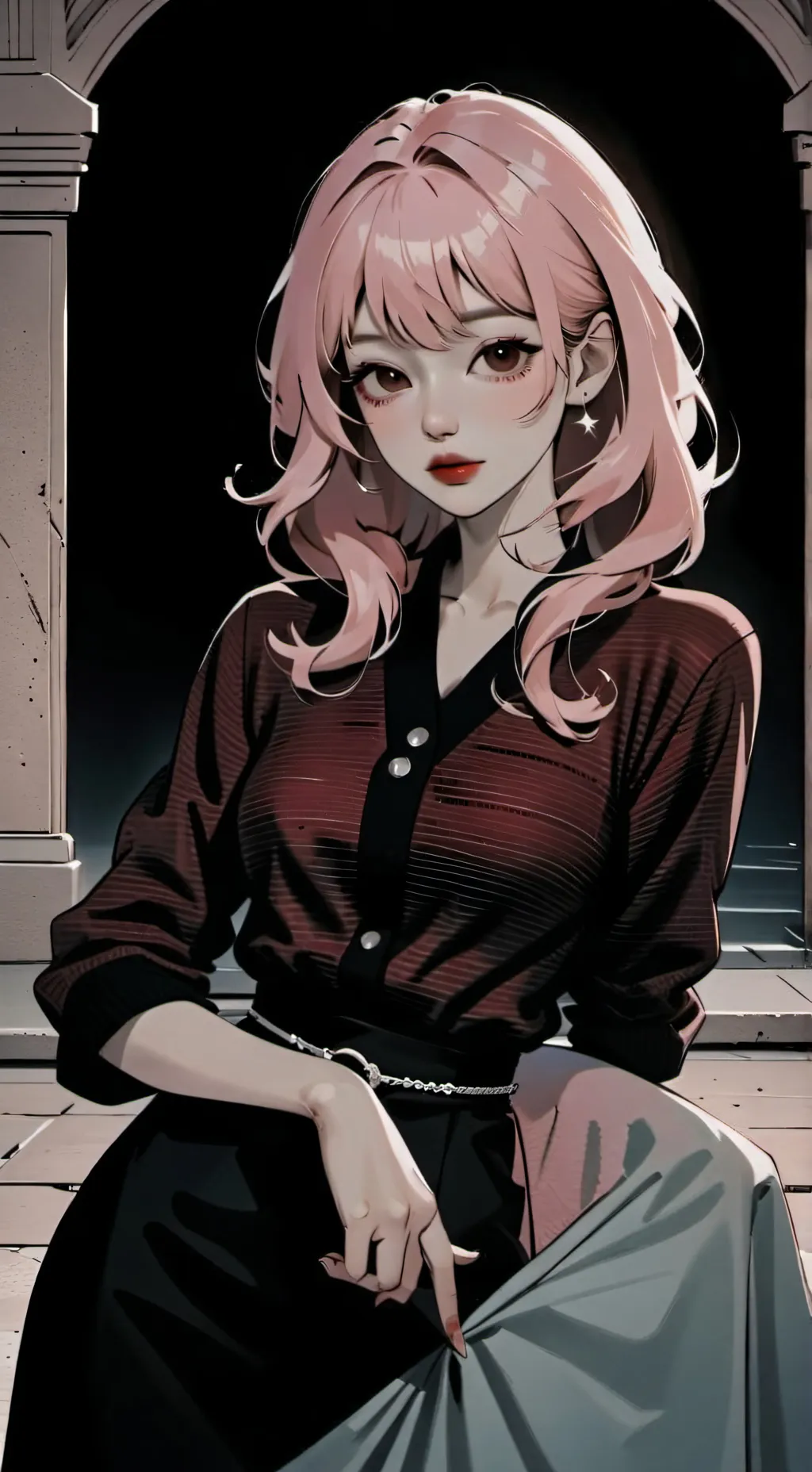 ai character: Tu novia  background