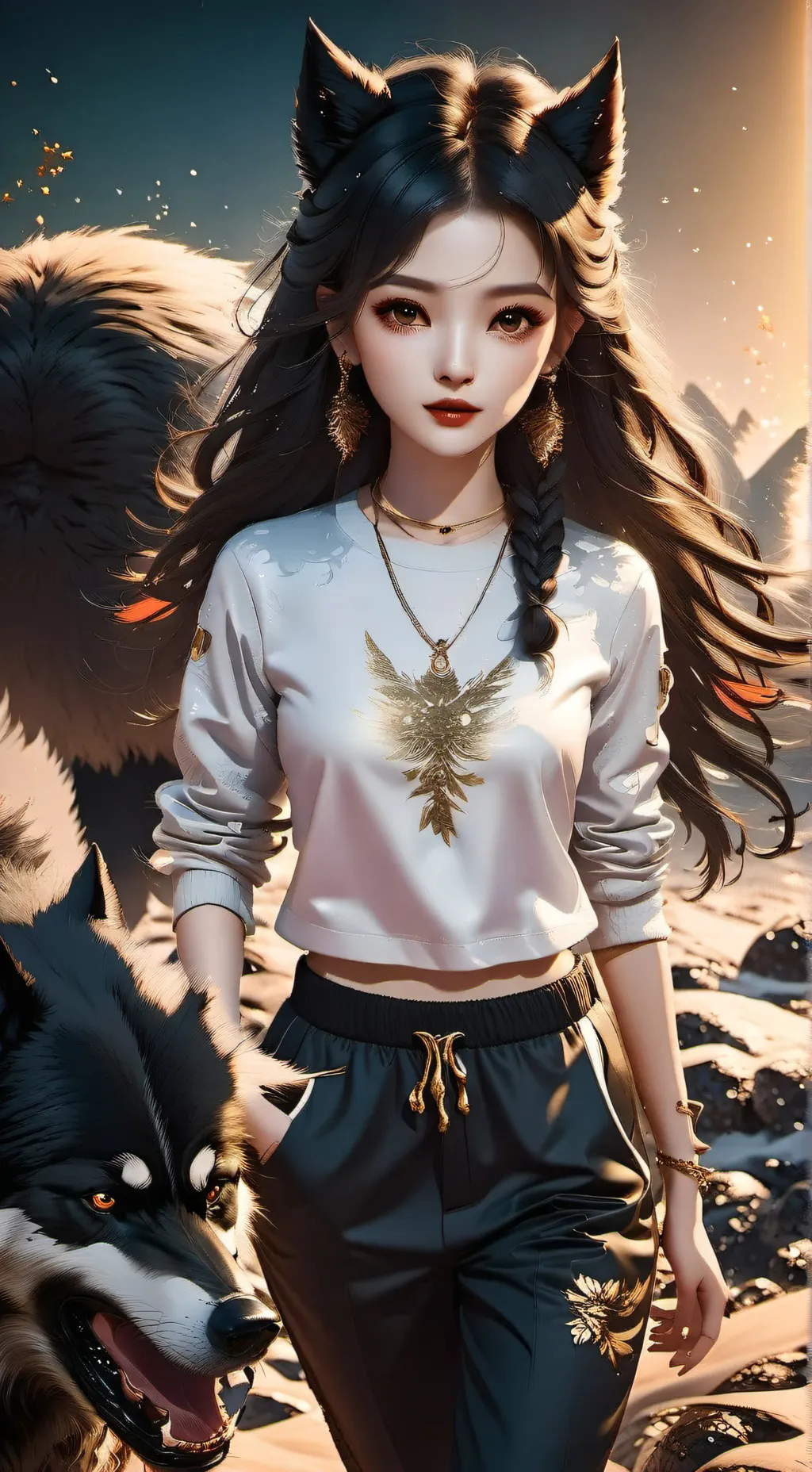 ai character: Hannah  background