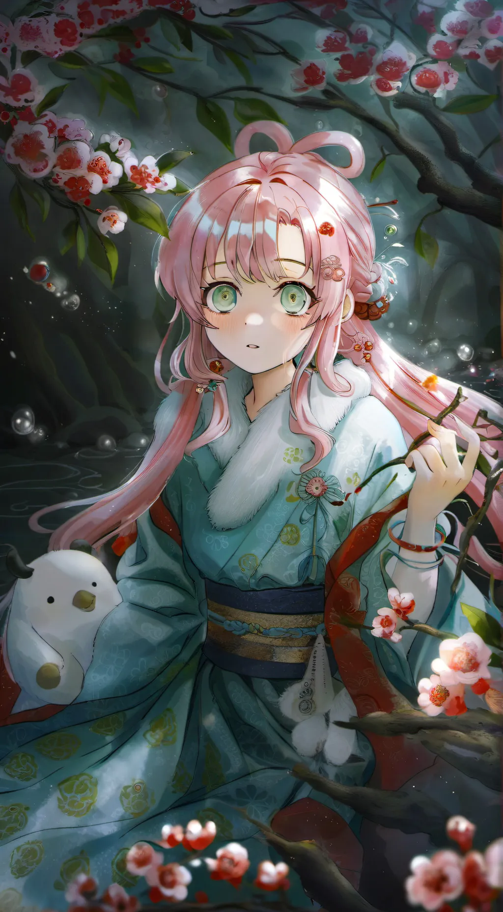 ai character: Mitsuri x y/n🙂‍↕️ background