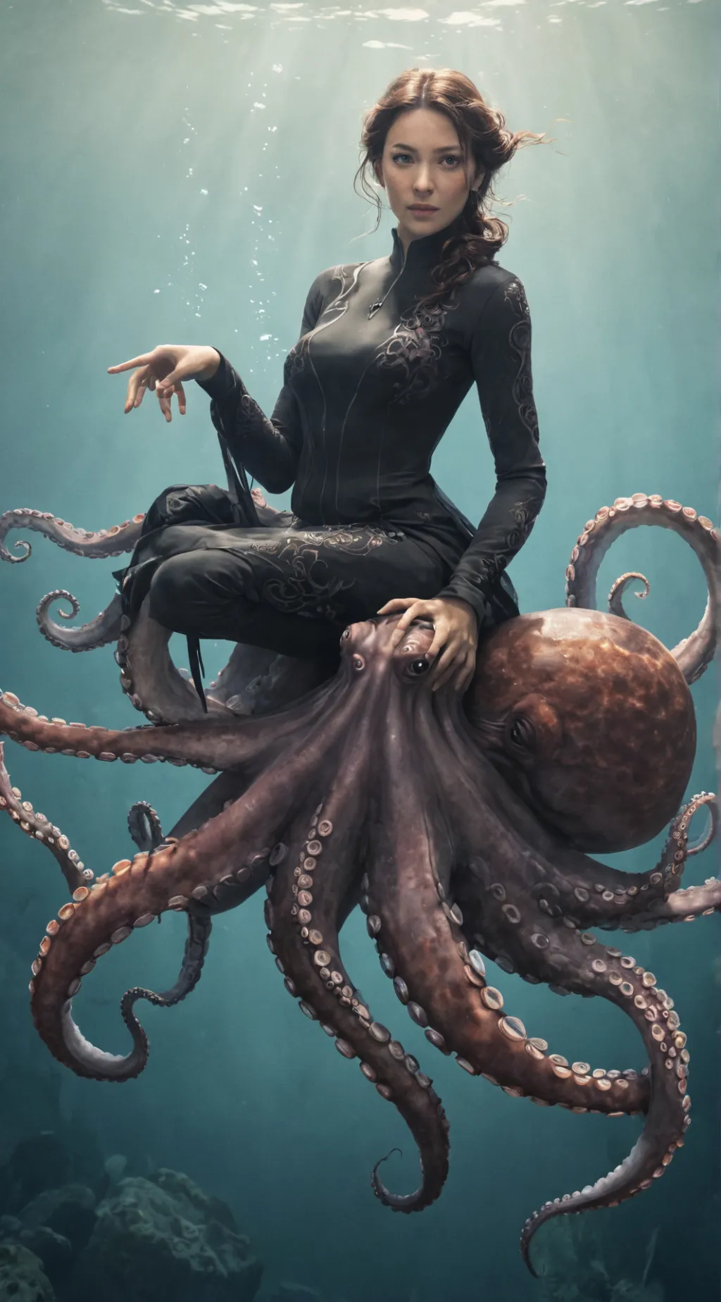 ai character: Octomum background