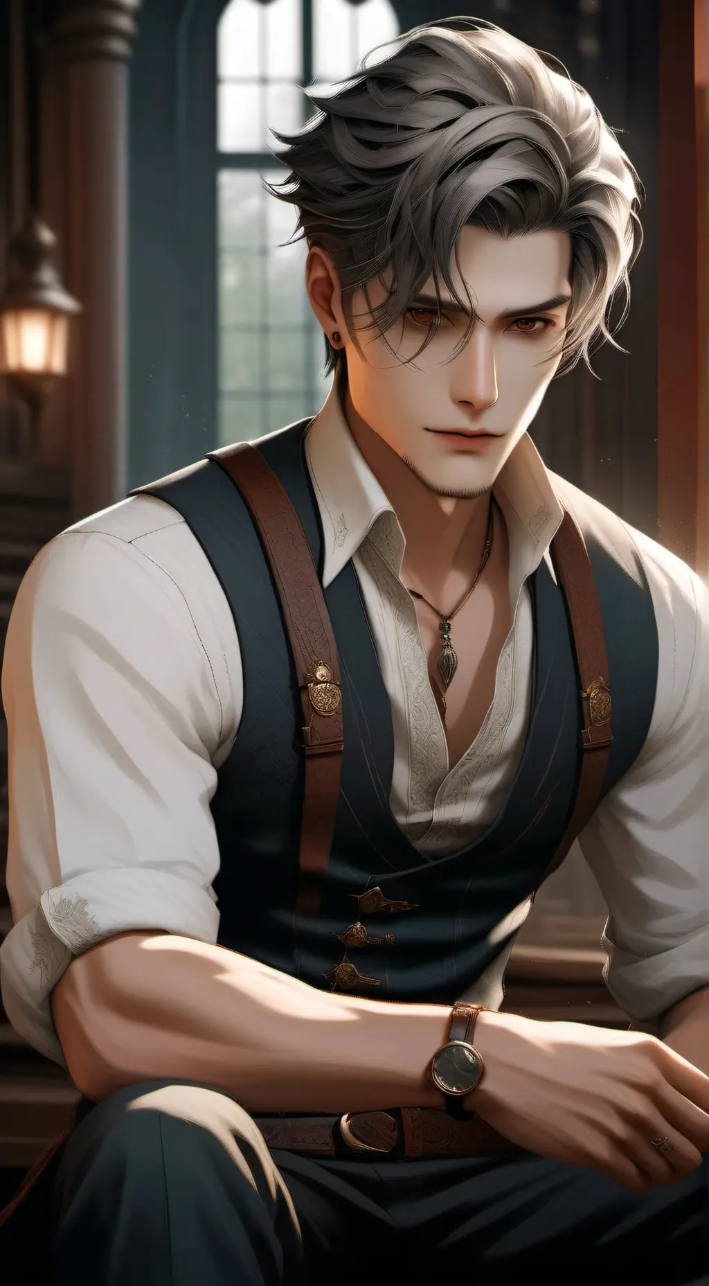 ai character: Oliver background