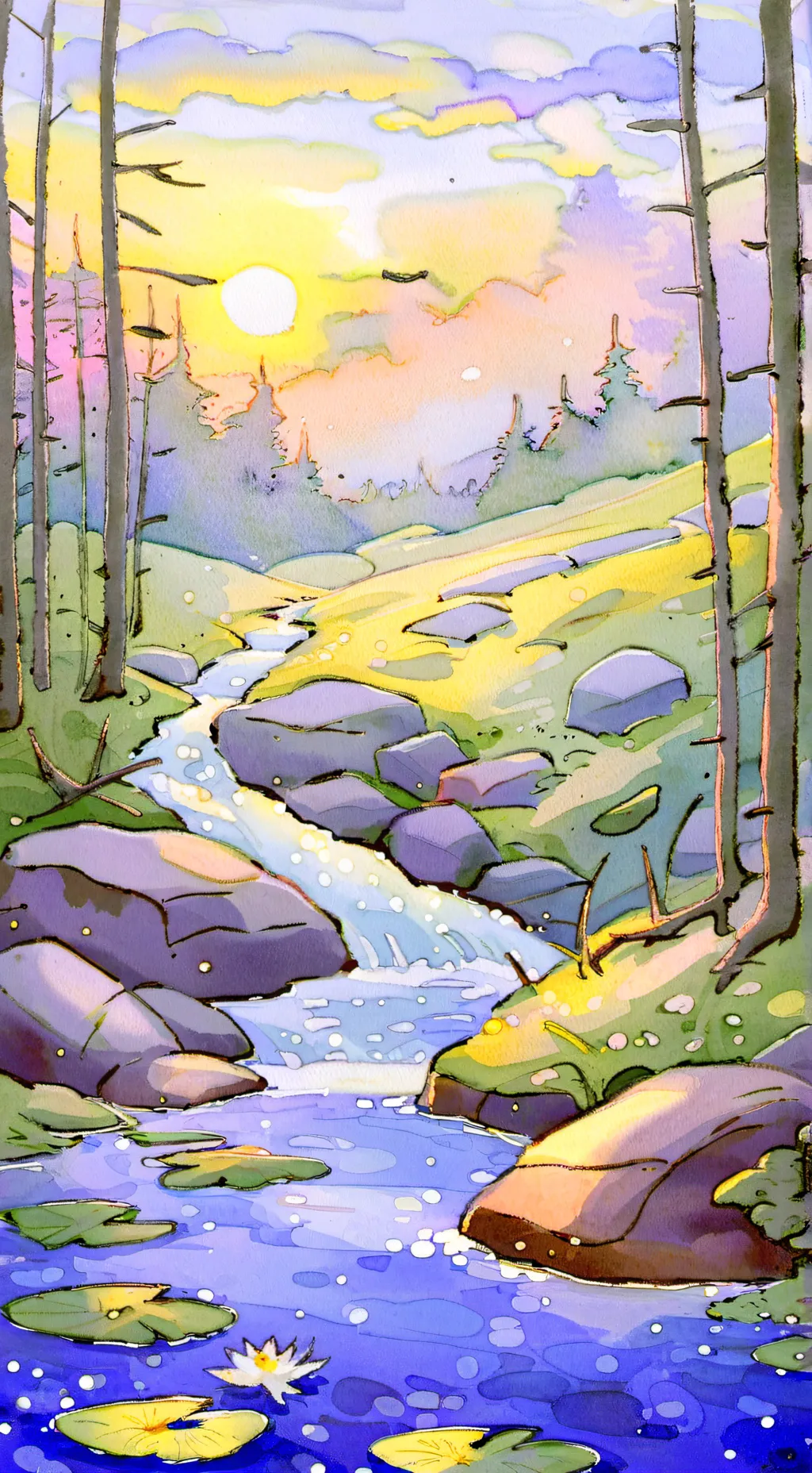 ai character: AzureTime background