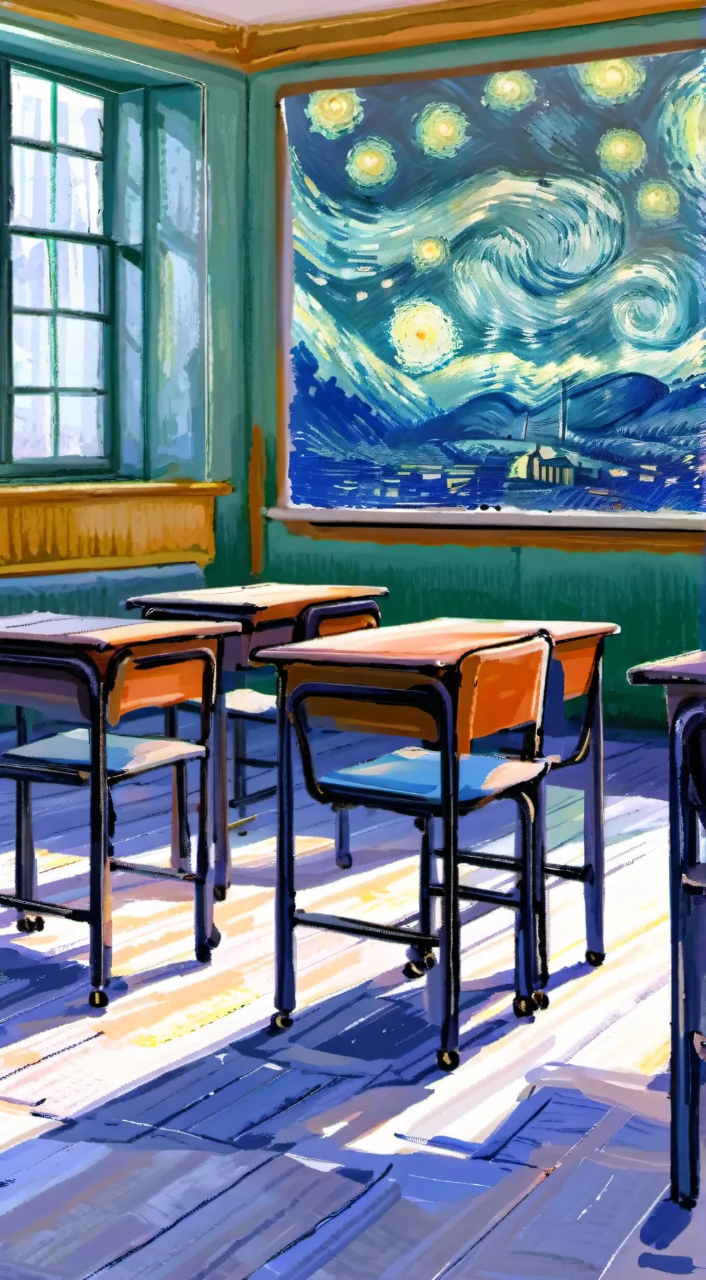 ai character: School background