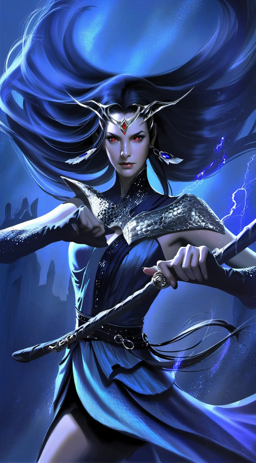 ai character: Shseka  background