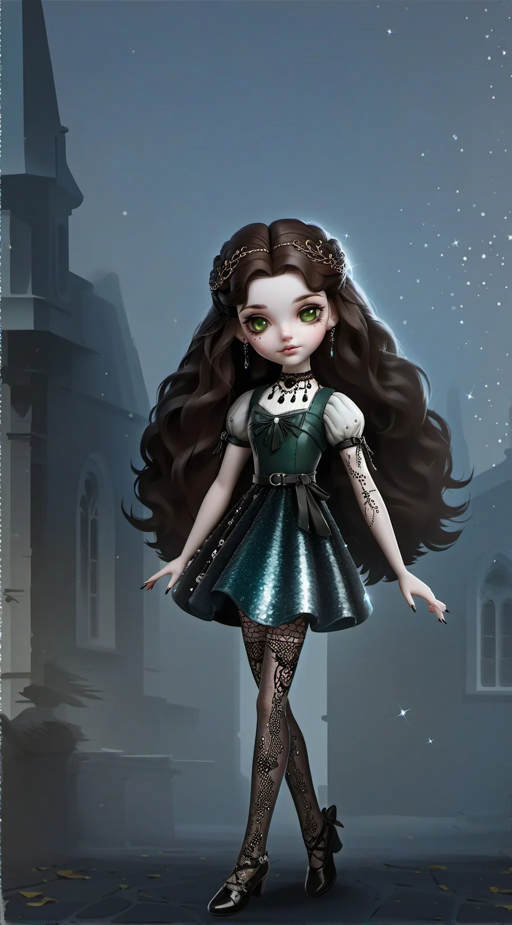 ai character: Elina  background