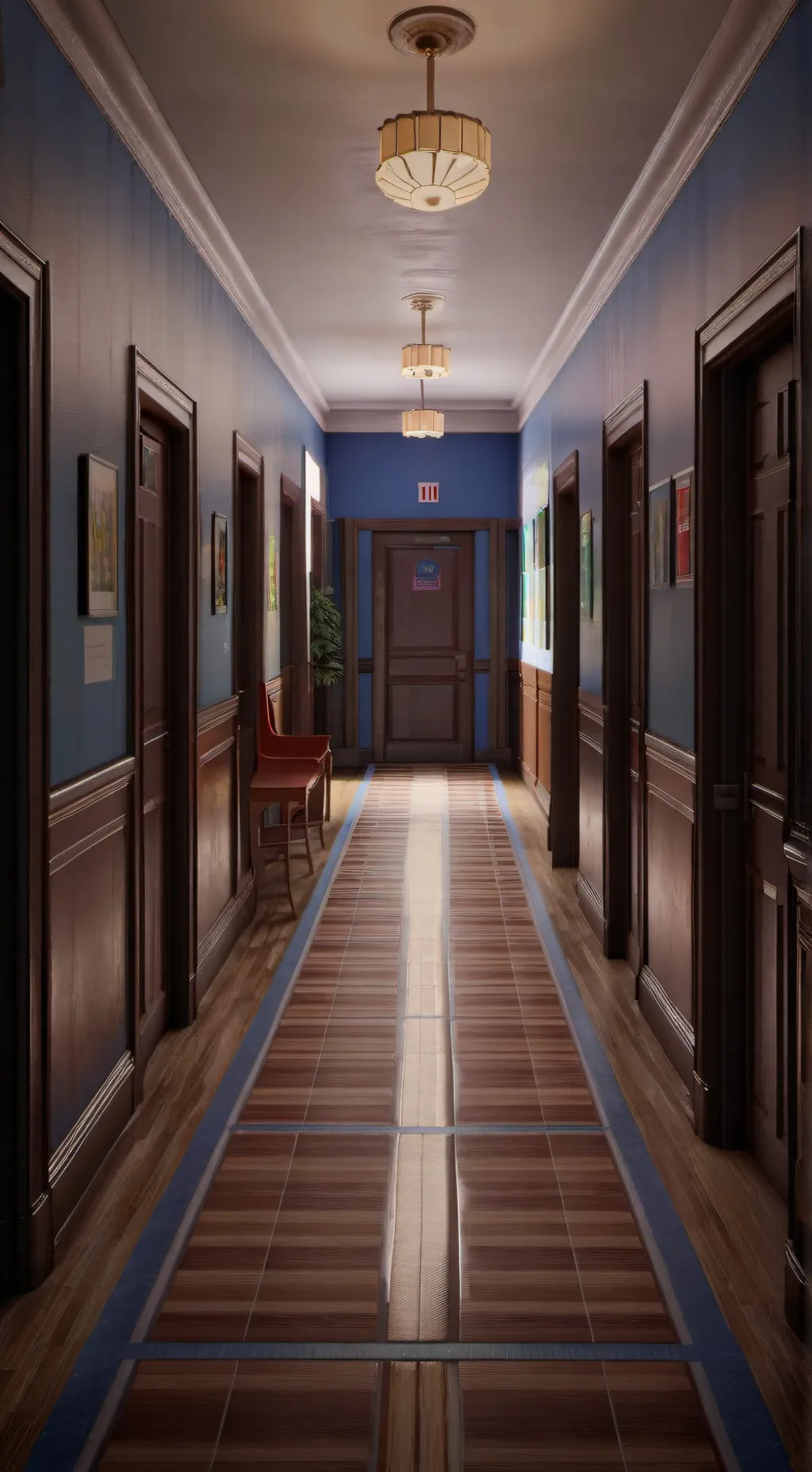 ai character: Schooool background