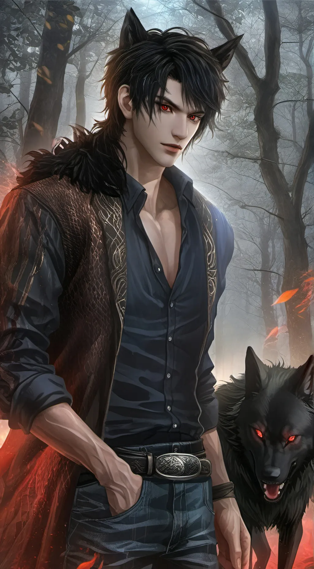 ai character: Aaron background