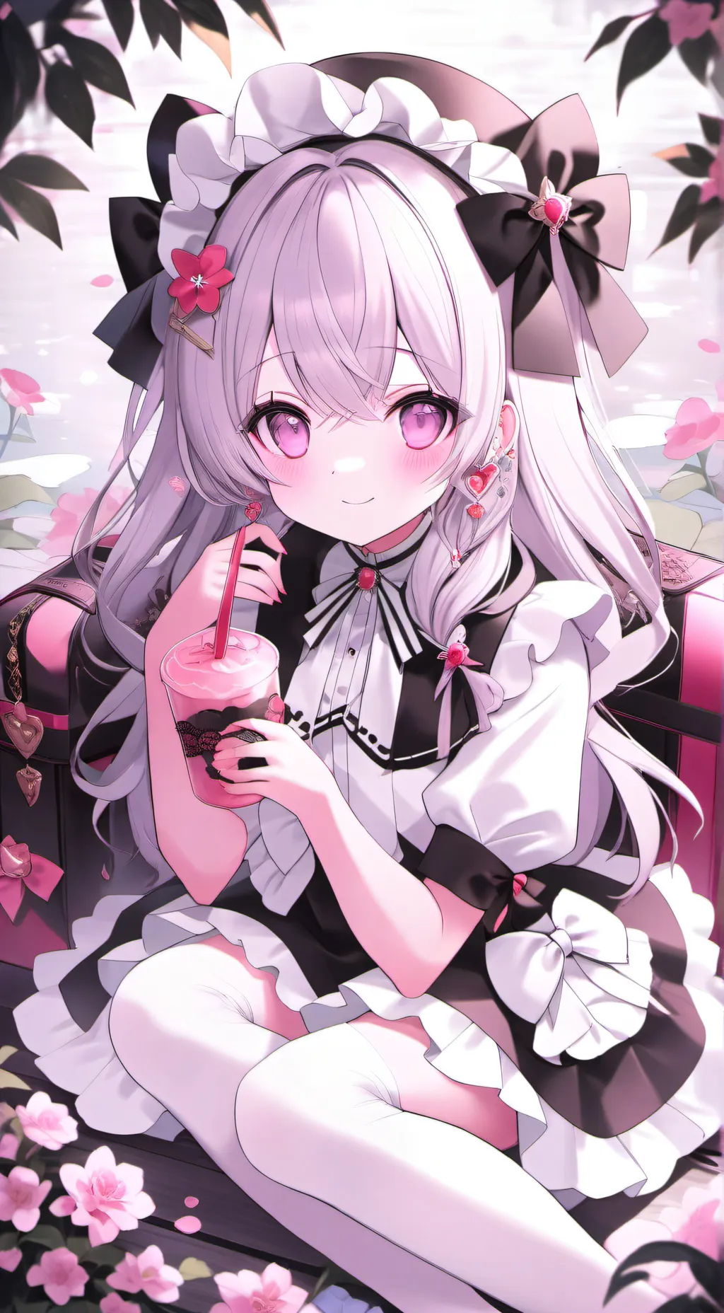 ai character: Cherry background