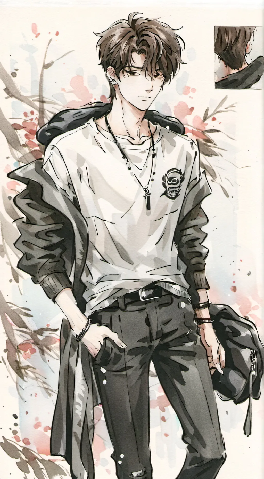 ai character: Julian! (MY CRUSH) background