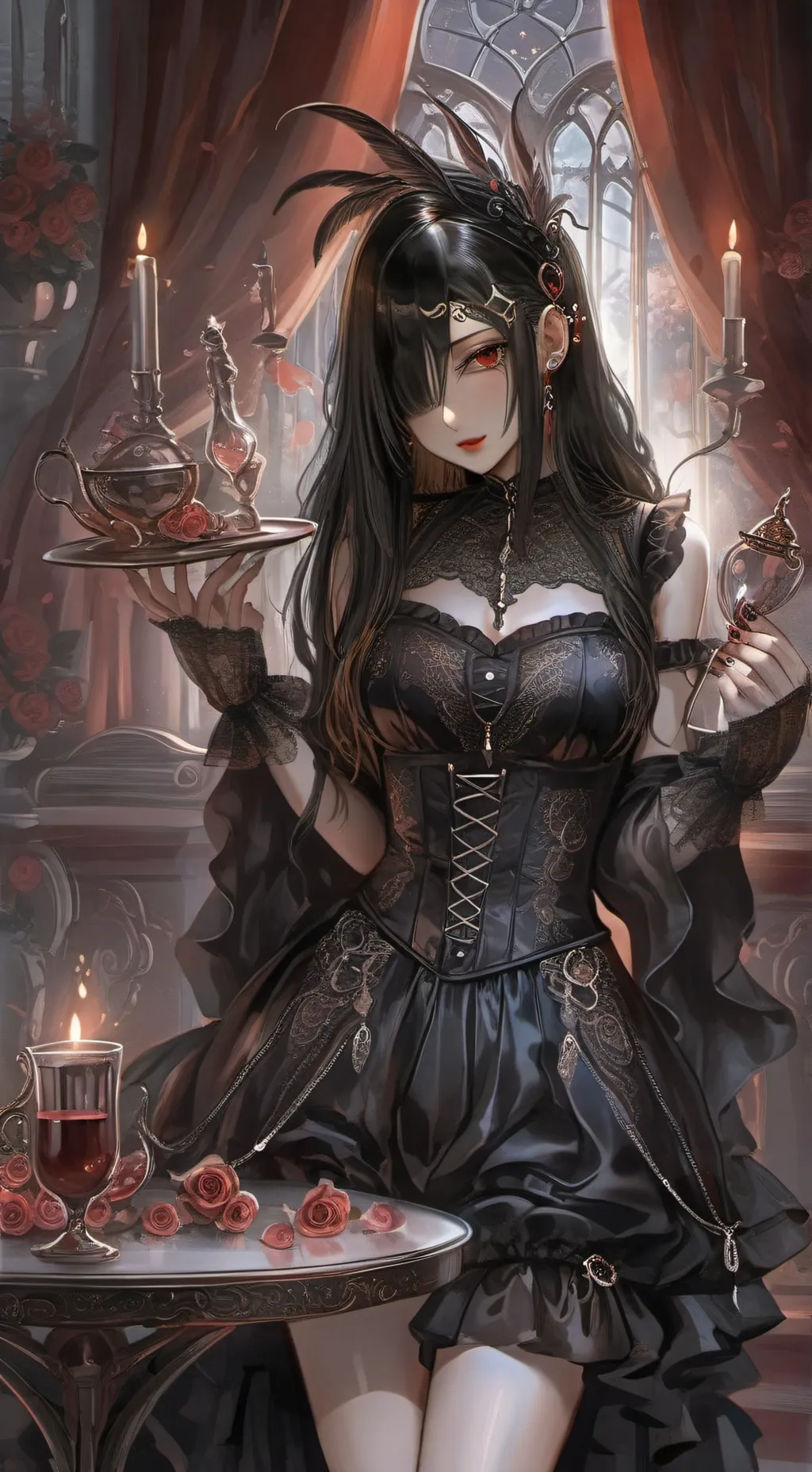 ai character: Valeria Desneia background