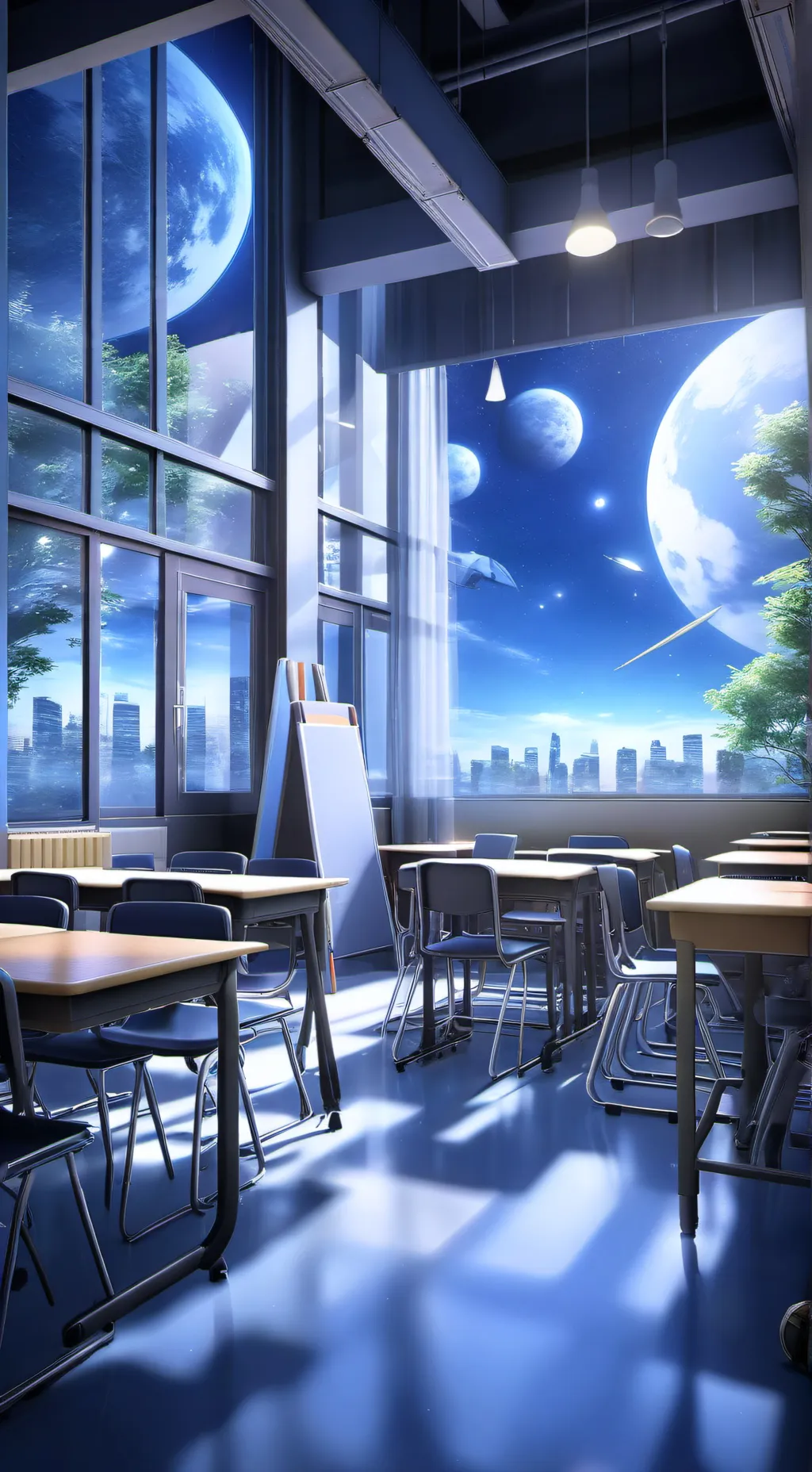 ai character: 99NITF School/Kids background