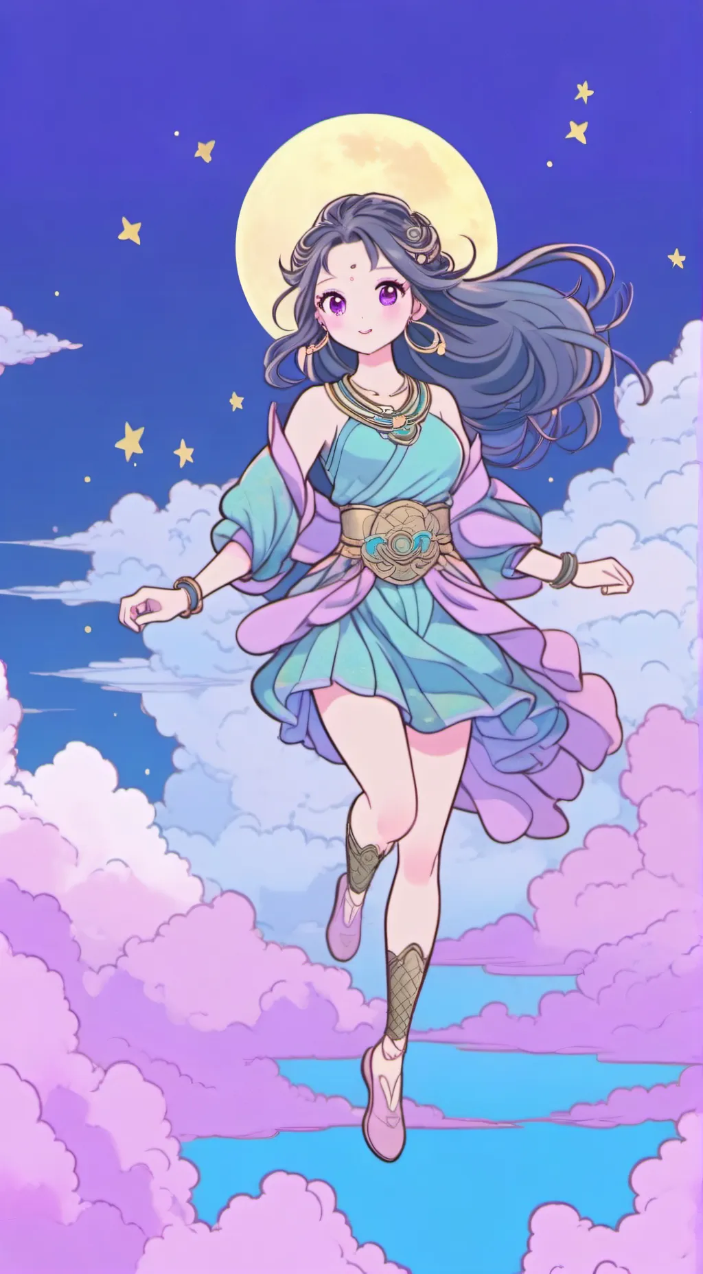 ai character: Star light dw background