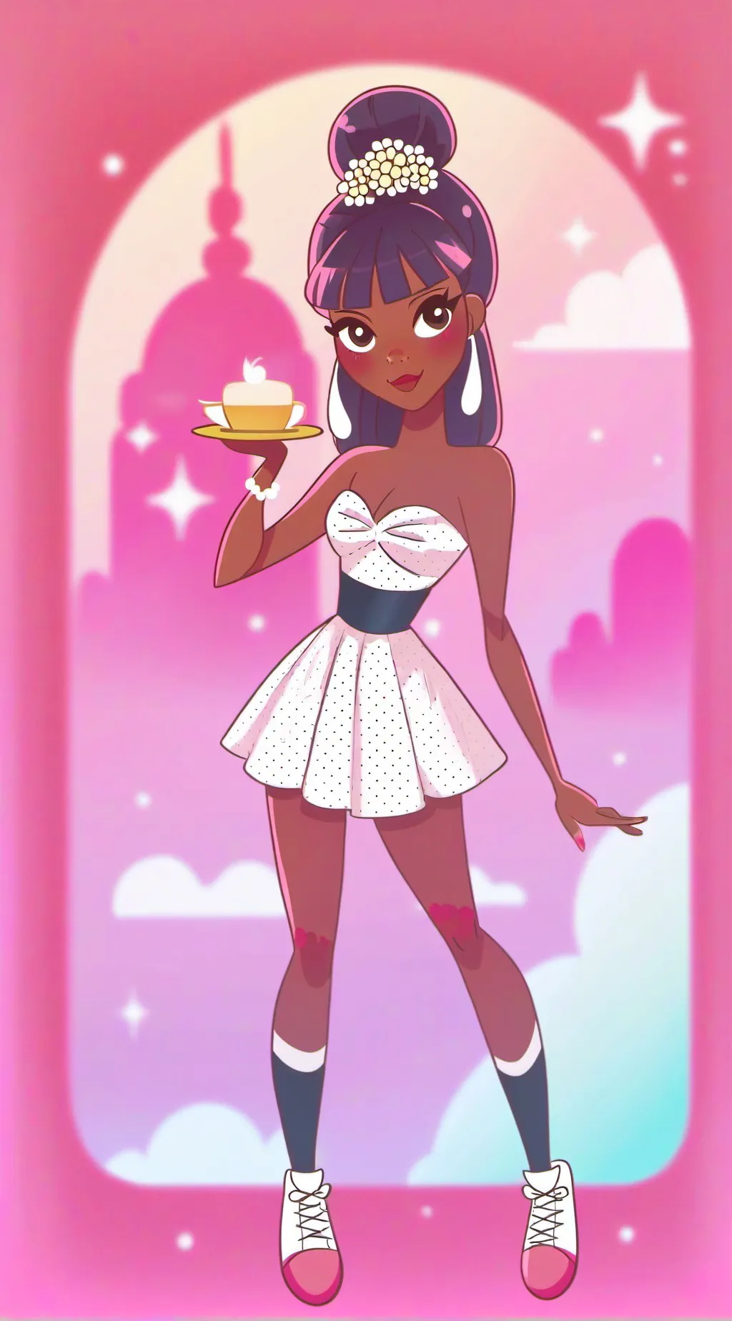 ai character: heidy background