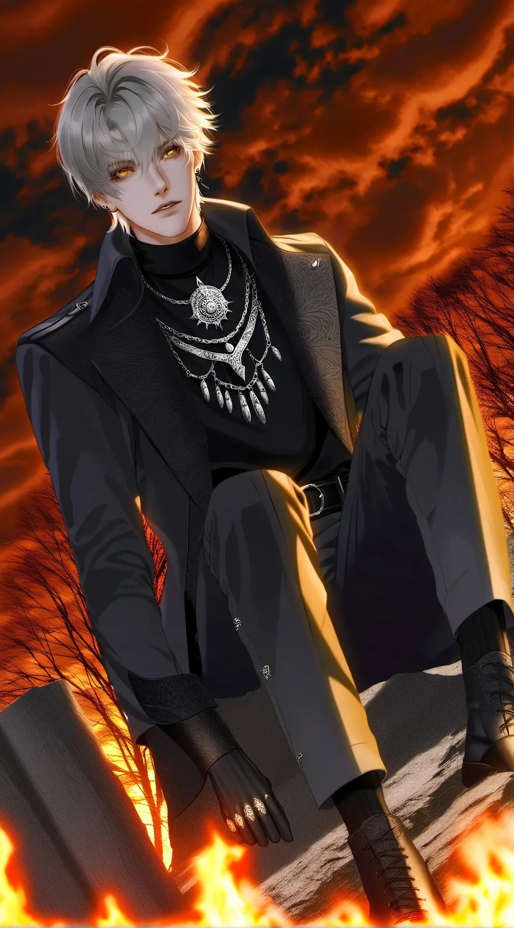 ai character: Крэйс background