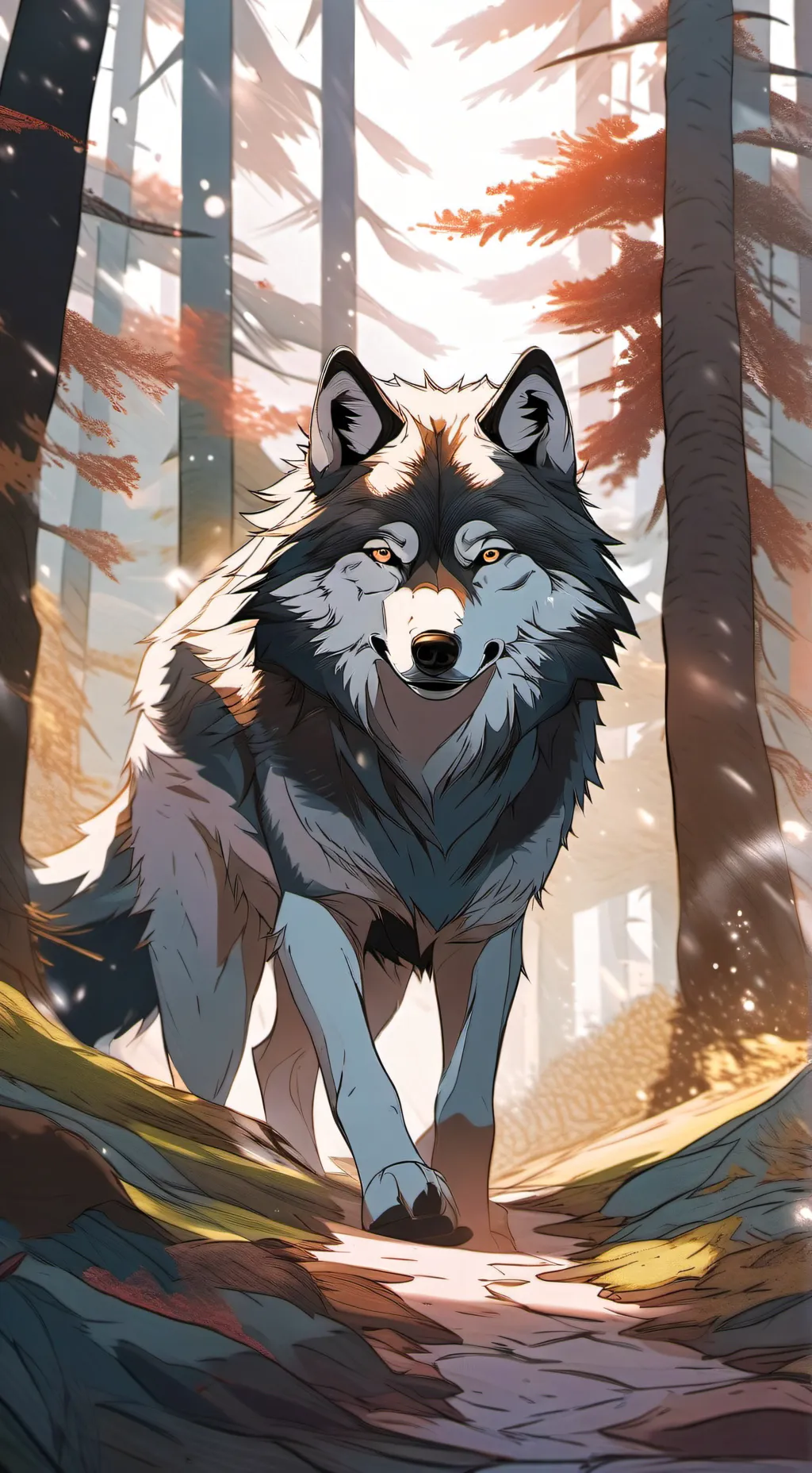 ai character: Lunar background