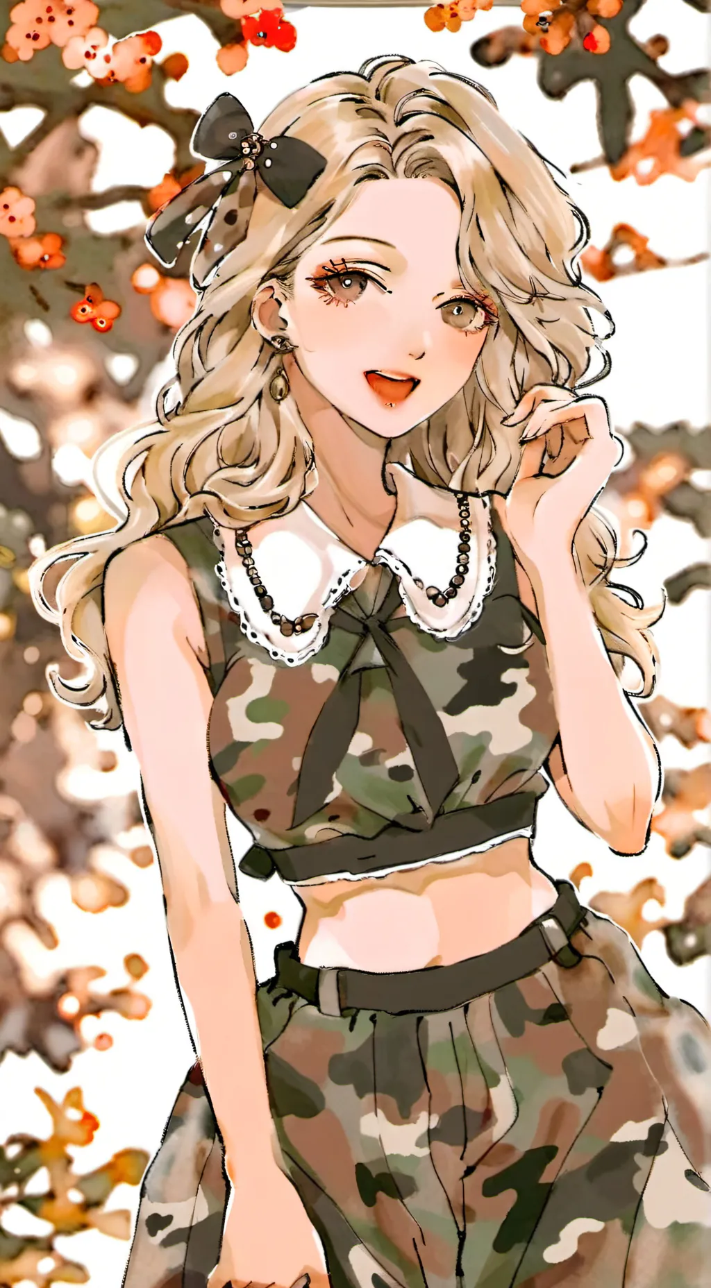 ai character: Your girlfriend  background