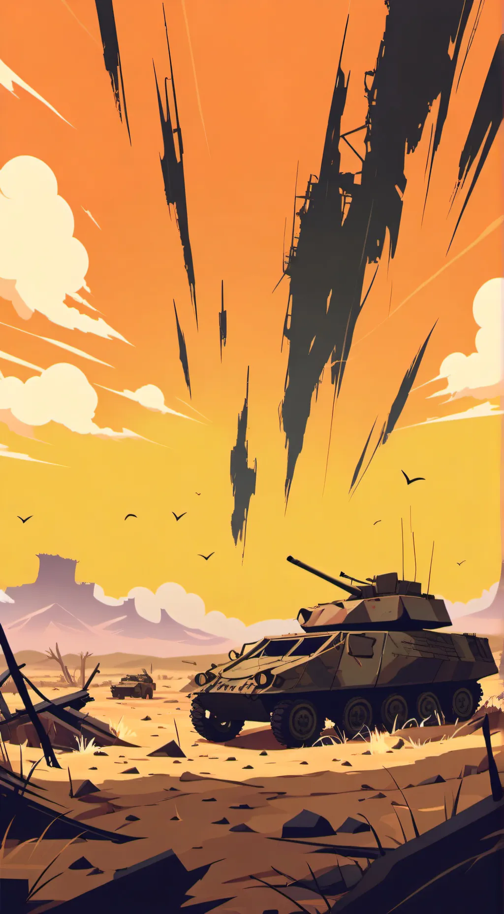 ai character: the war background